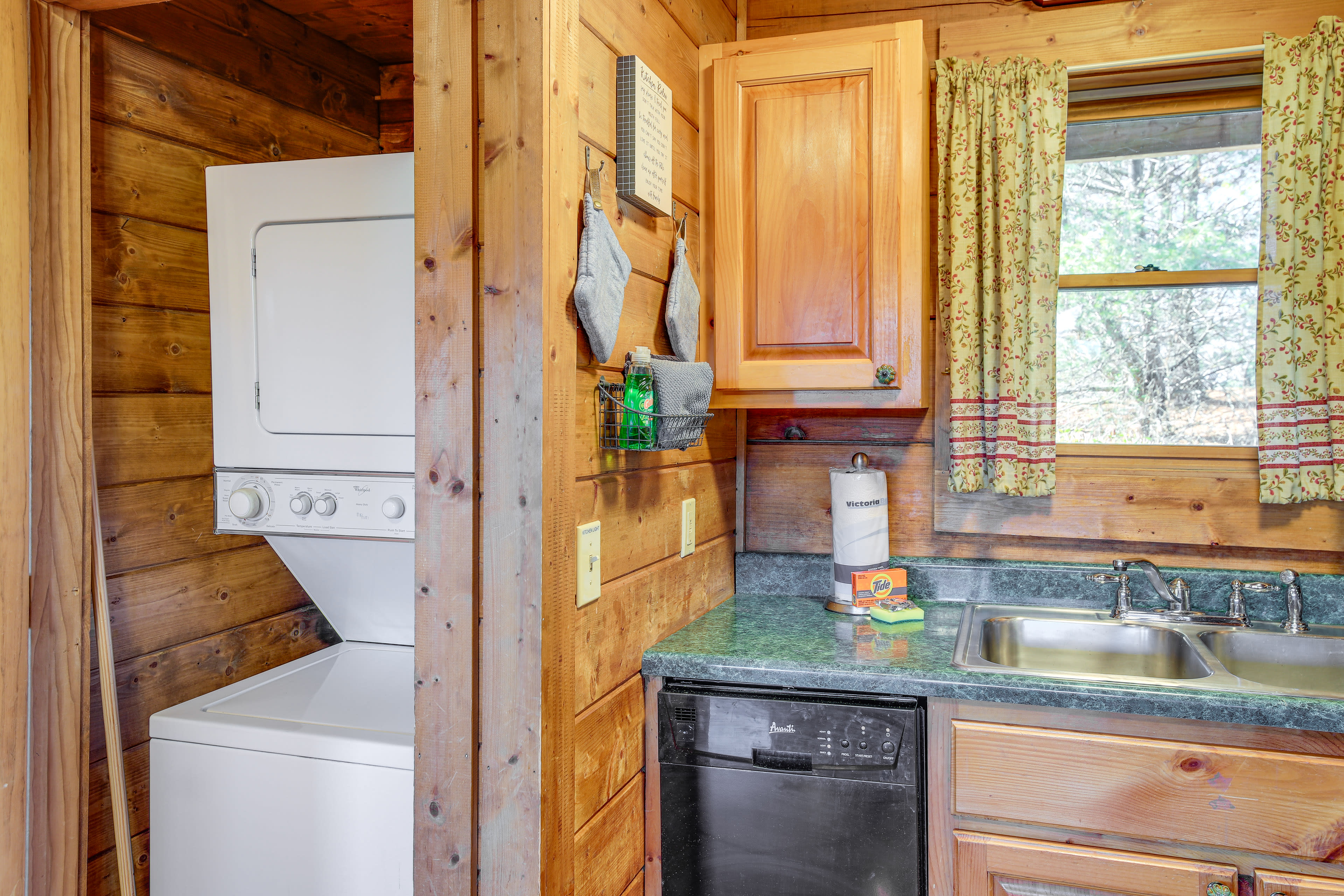 Laundry Closet | Main Level | Stackable Washer + Dryer