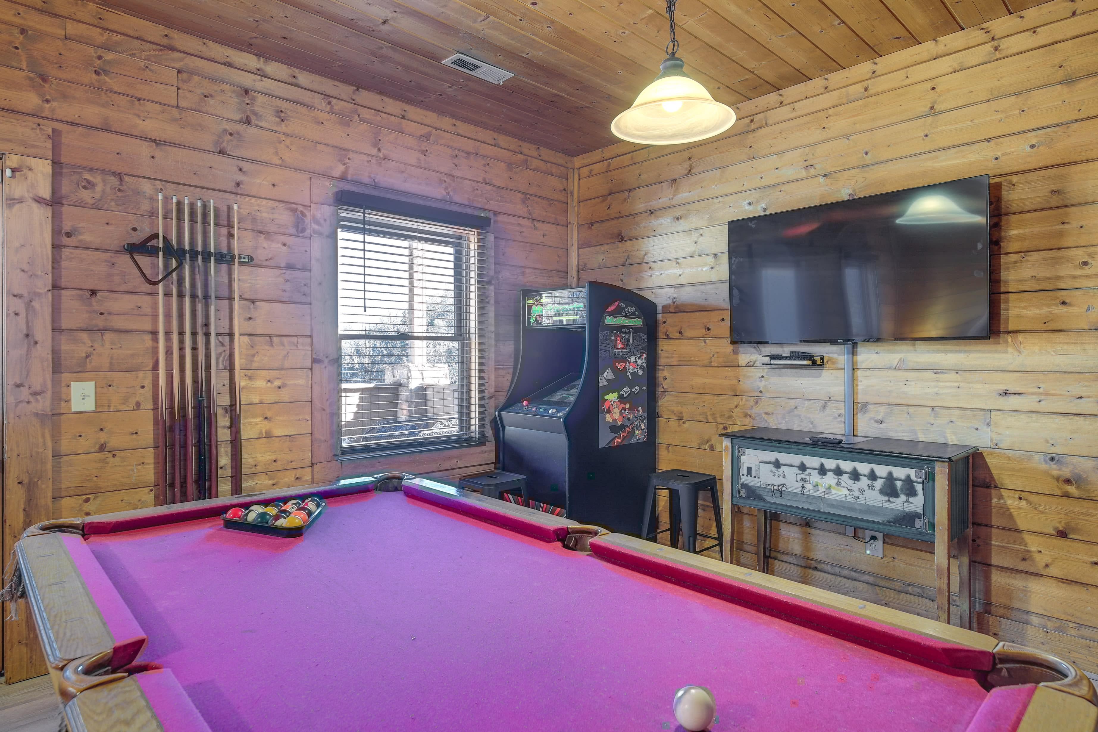 Game Area | Lower Level | Pool Table | Arcade Game