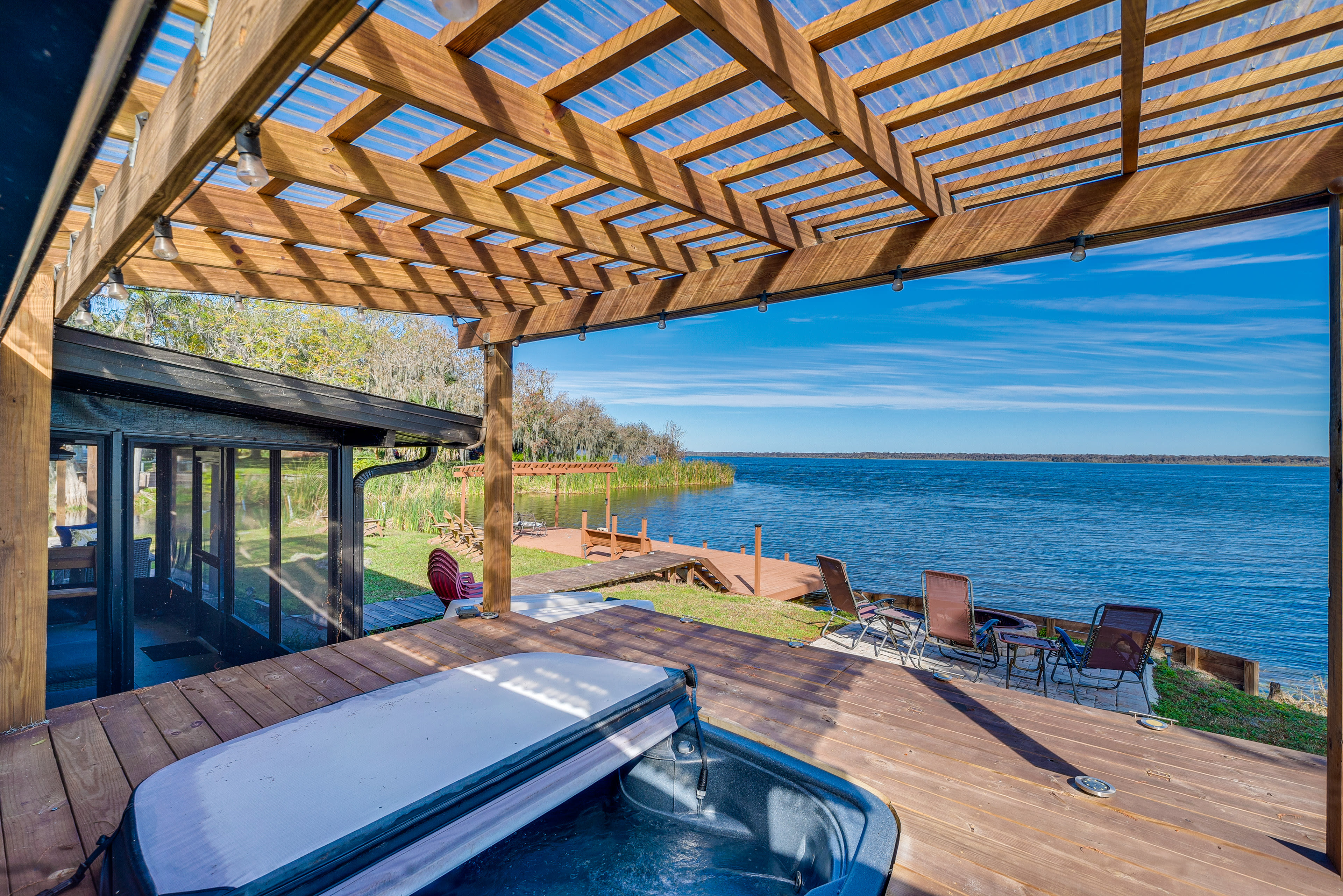 Hot Tub | Fire Pit | Private Dock | Lakefront