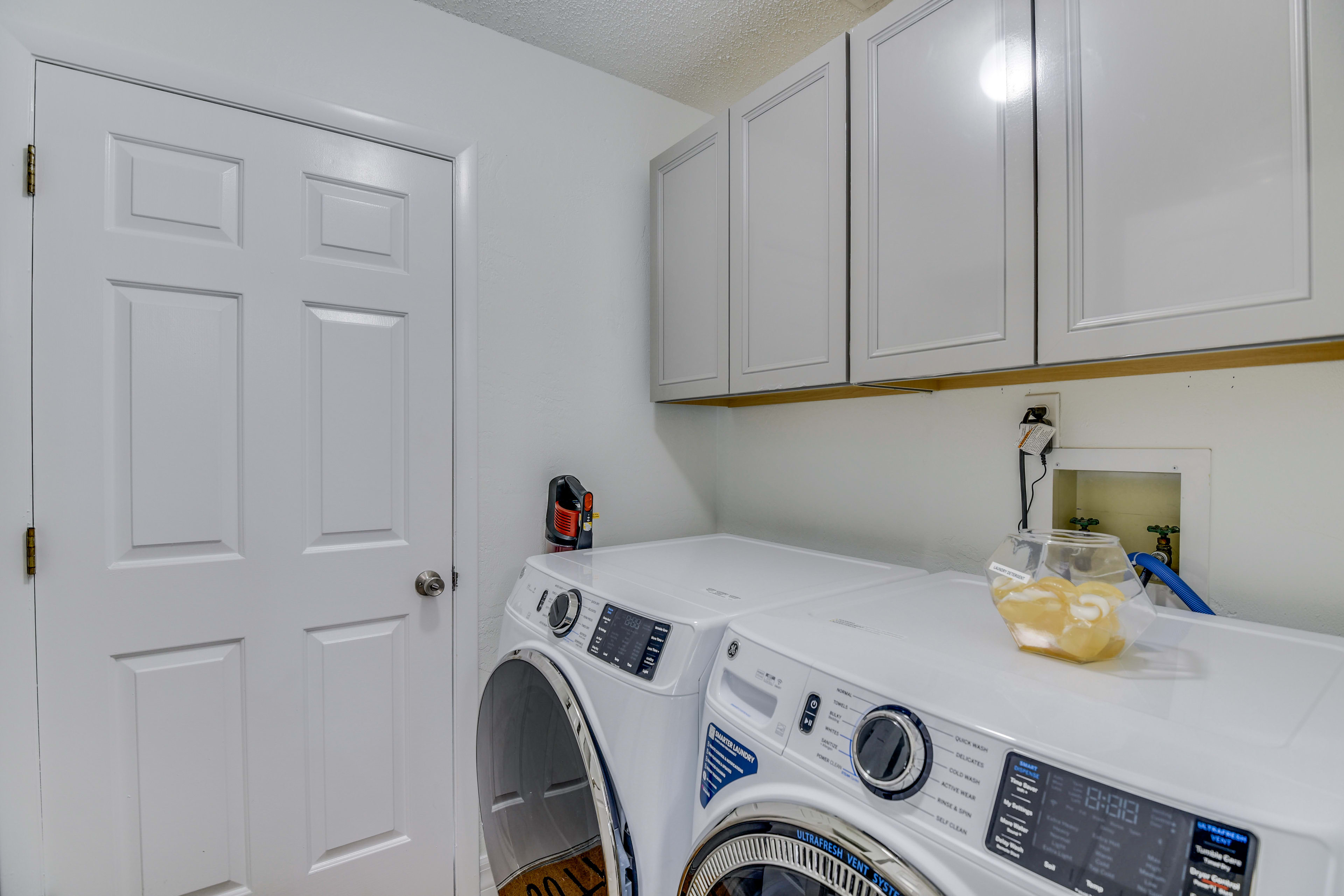 Laundry Room | Washer + Dryer | Laundry Detergent | Iron/Board