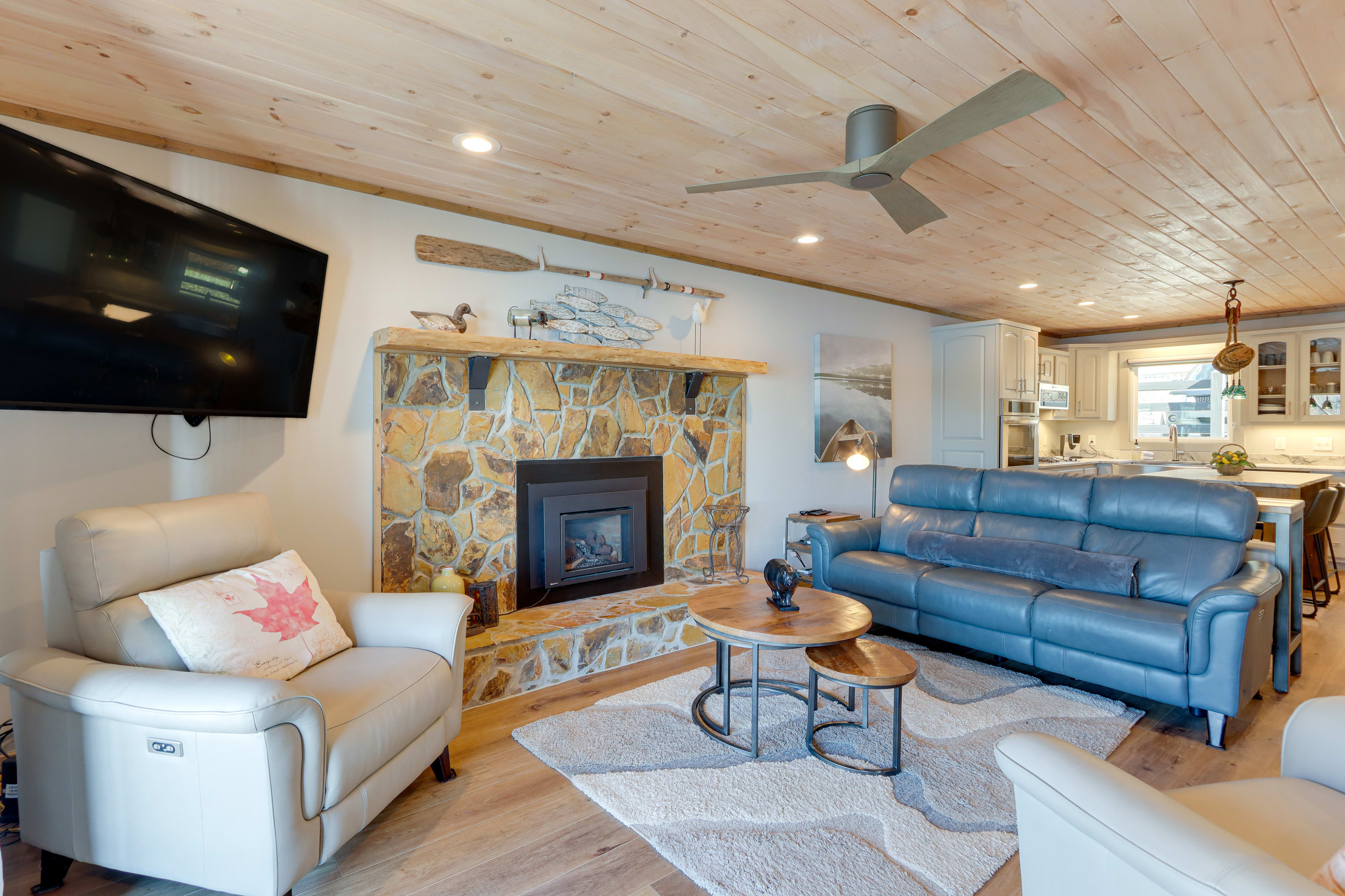 Living Room | 1st Floor | Air Mattress | Central A/C & Heating | Open Floor Plan