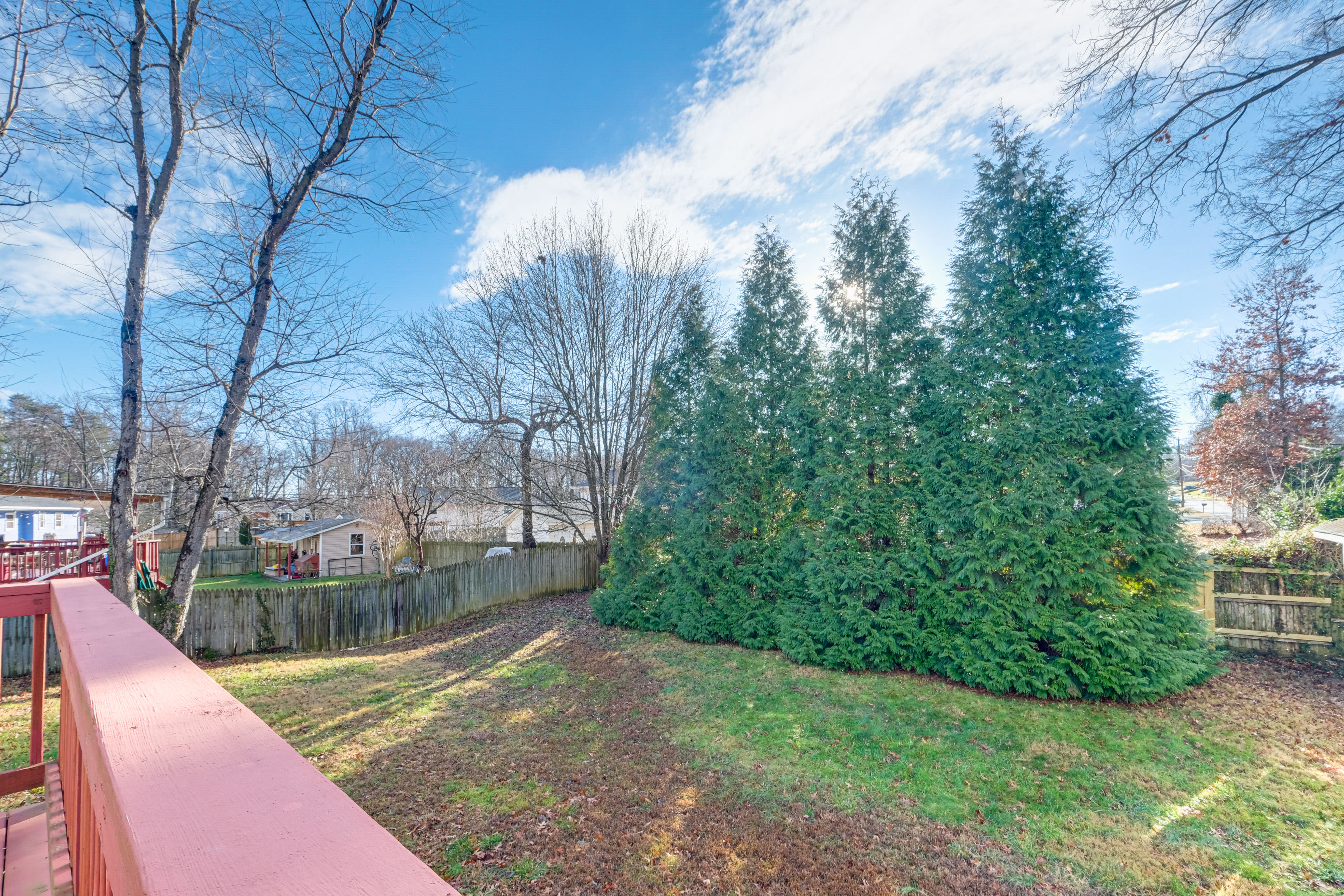 Fenced Backyard