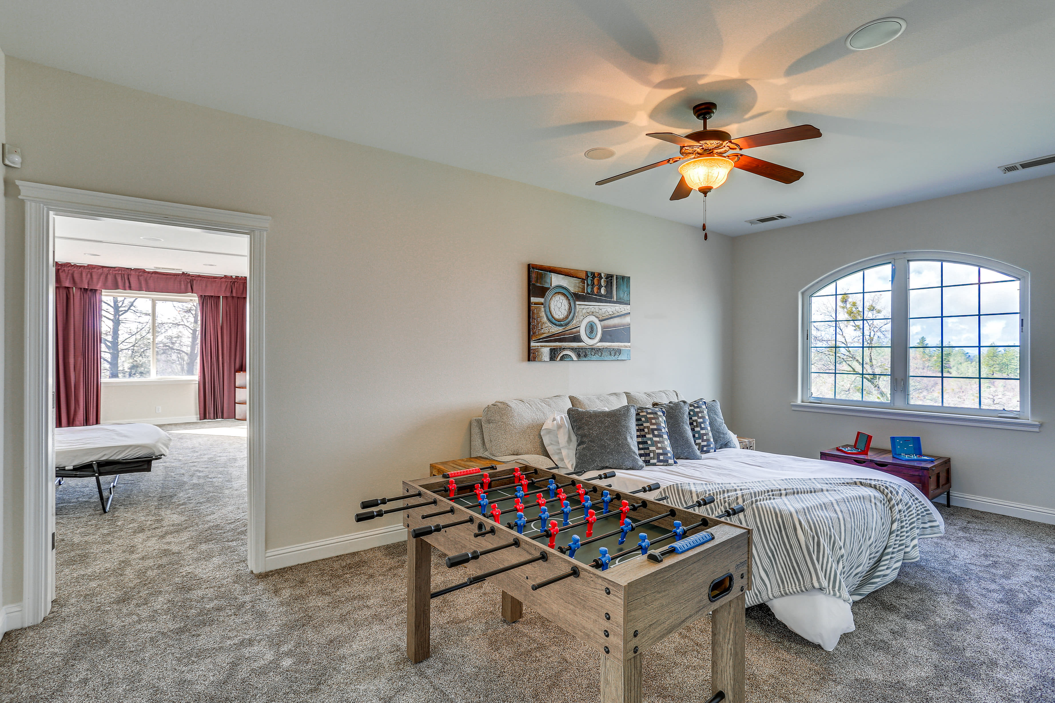 Game Room | 2nd Floor | Queen Sleeper Sofa | Foosball Table | Kitchenette