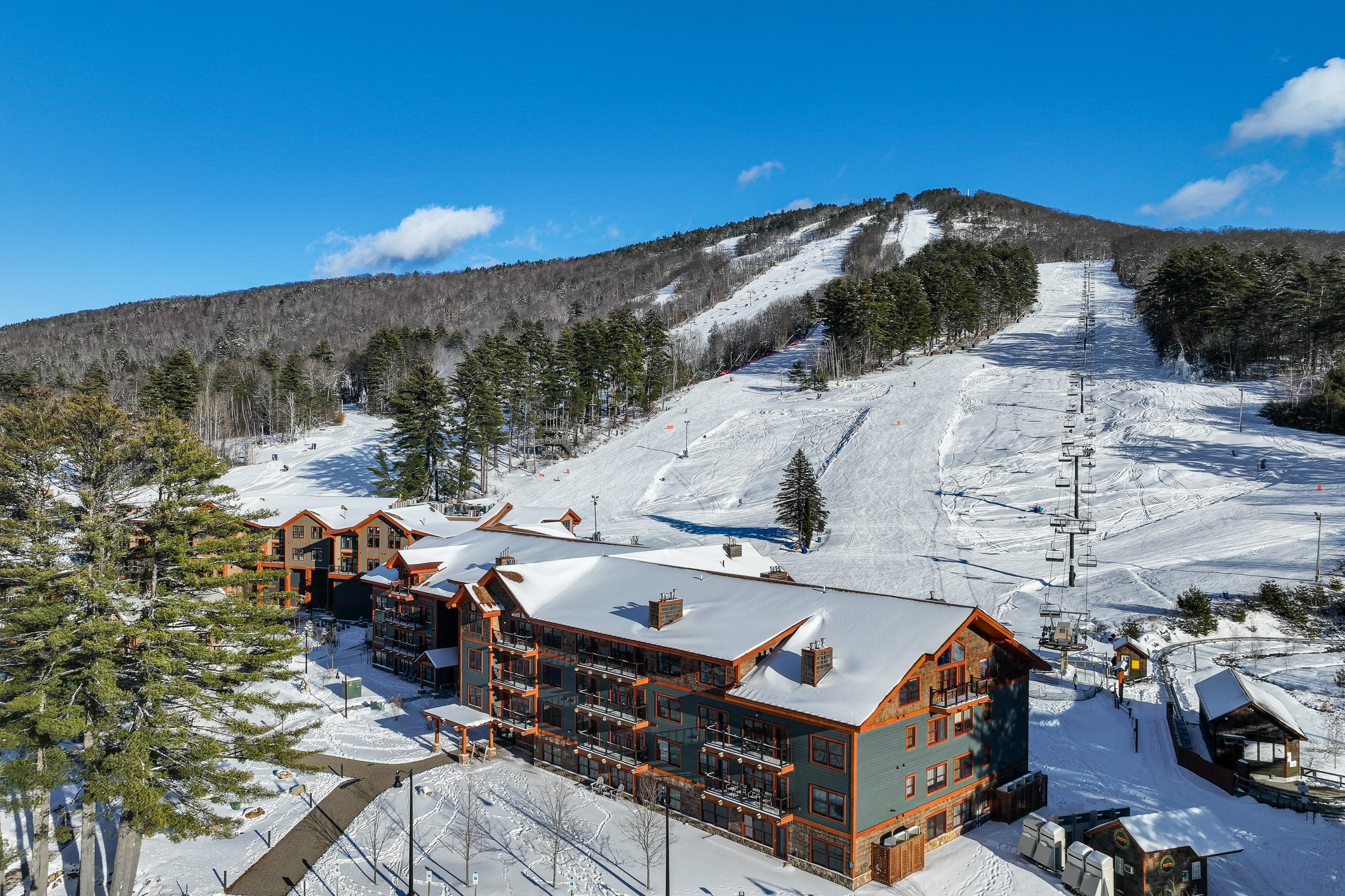 Community Exterior | Ski-In/Ski-Out | Cranmore Mountain Resort On-Site