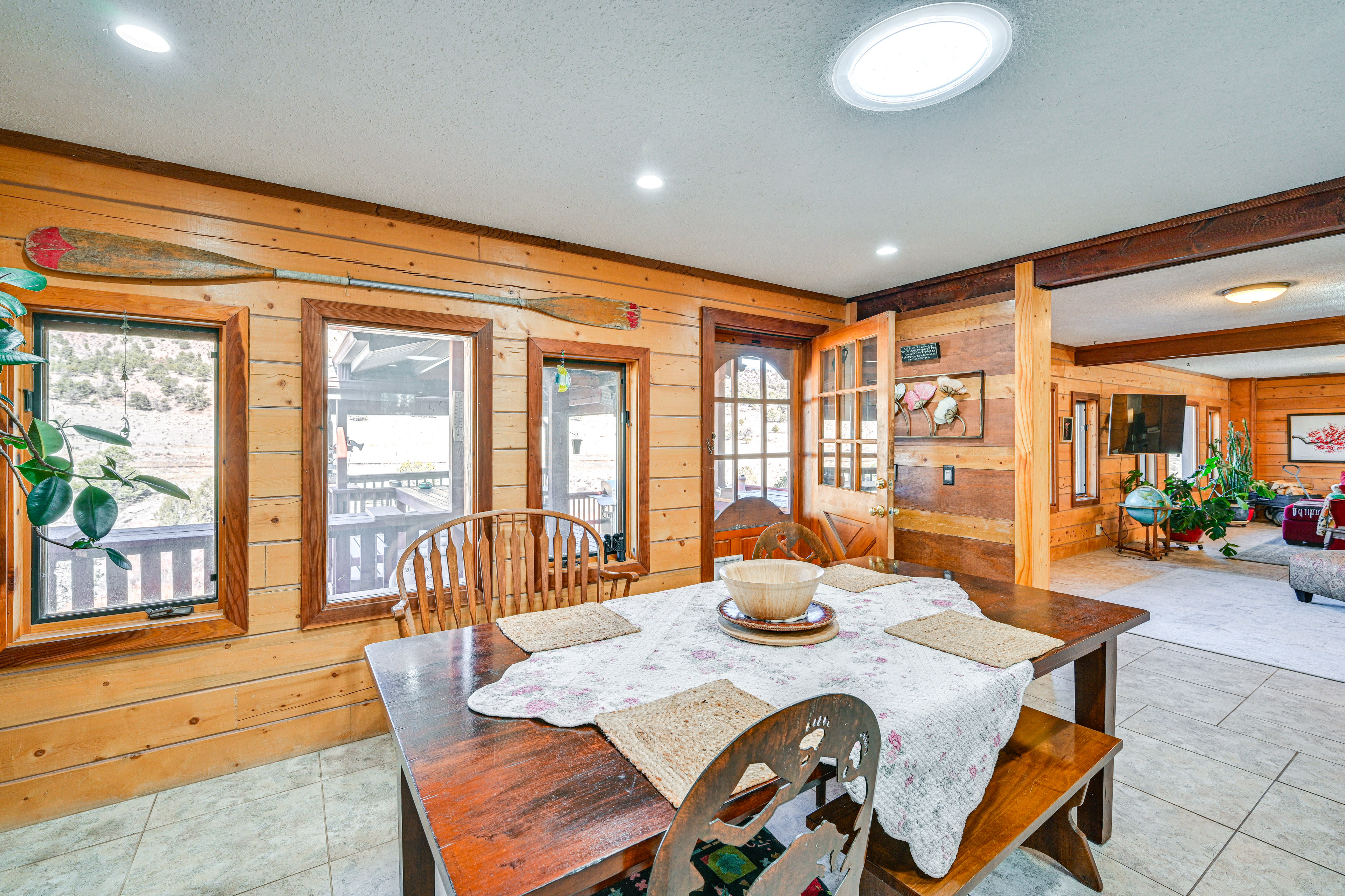 Dining Area | Dishware & Flatware Provided | 1st Floor