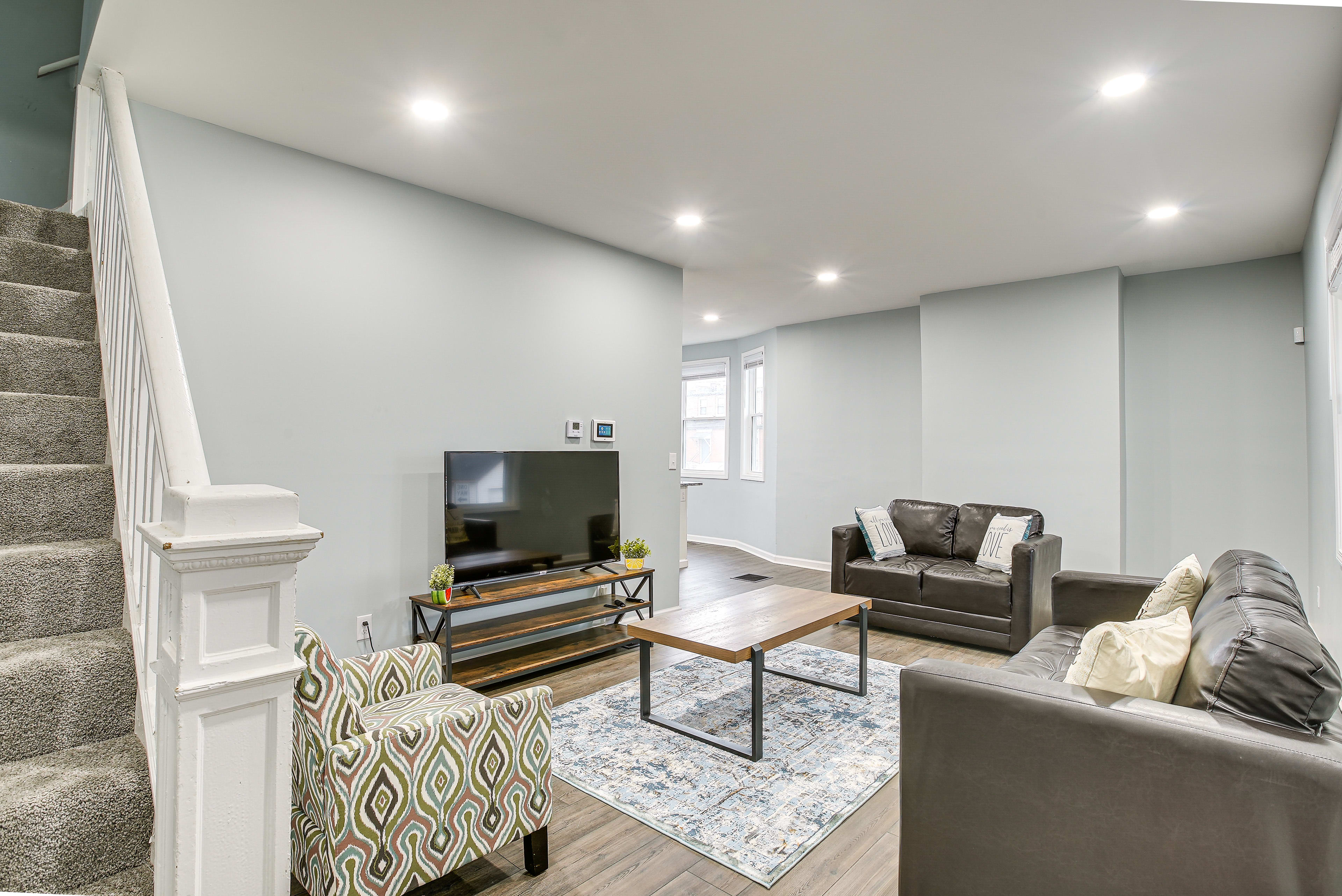 Living Room | 1st Floor | Smart TV w/ Netflix | Free WiFi | Central A/C & Heat