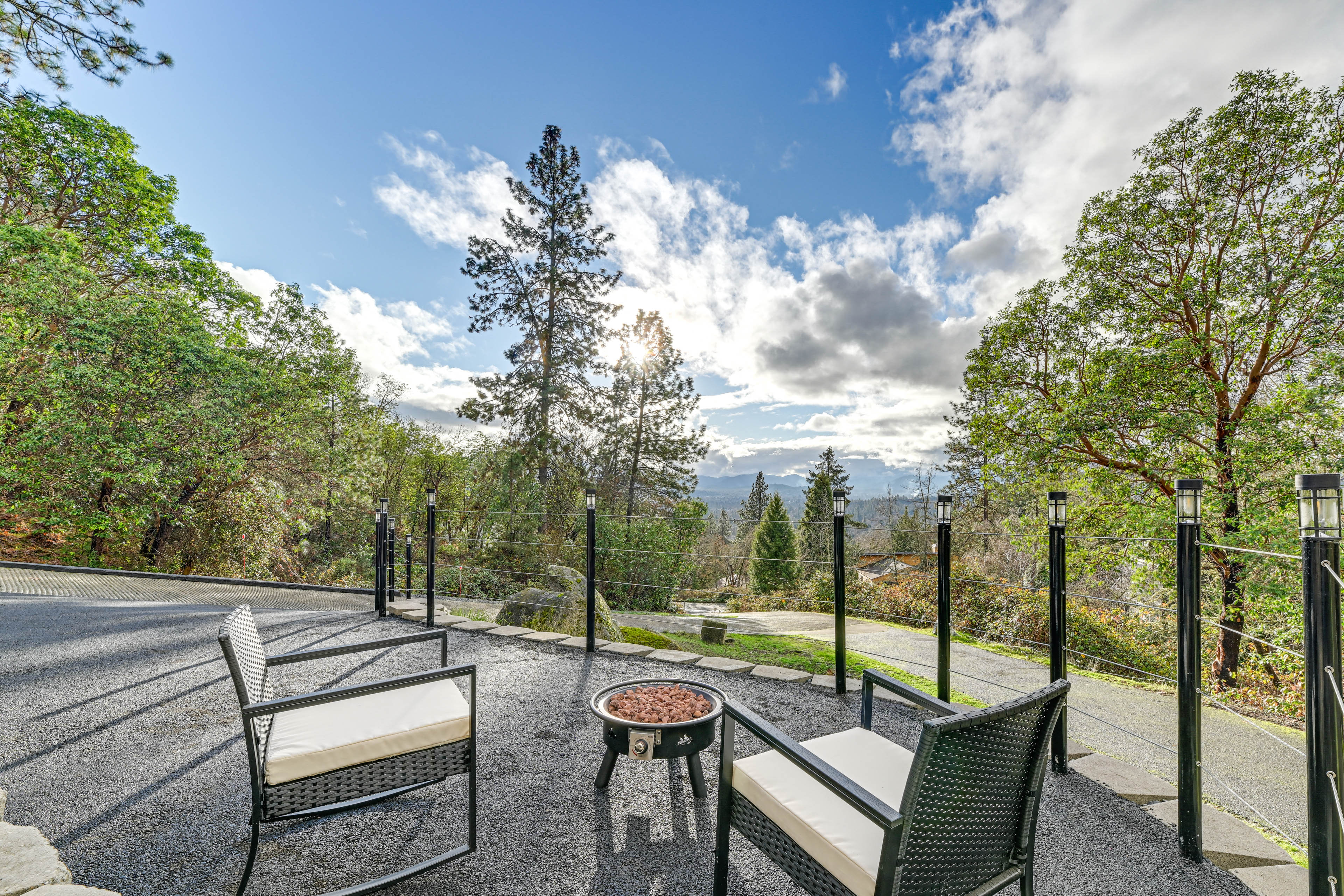 Property Exterior | Fire Pit | Mountain Views