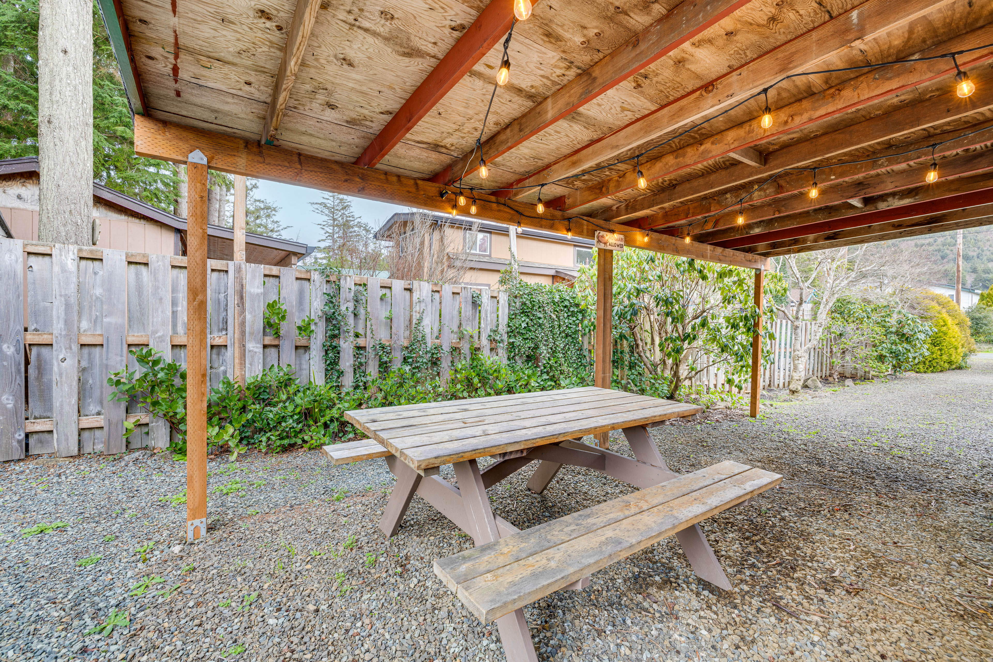 House Exterior | Picnic Table