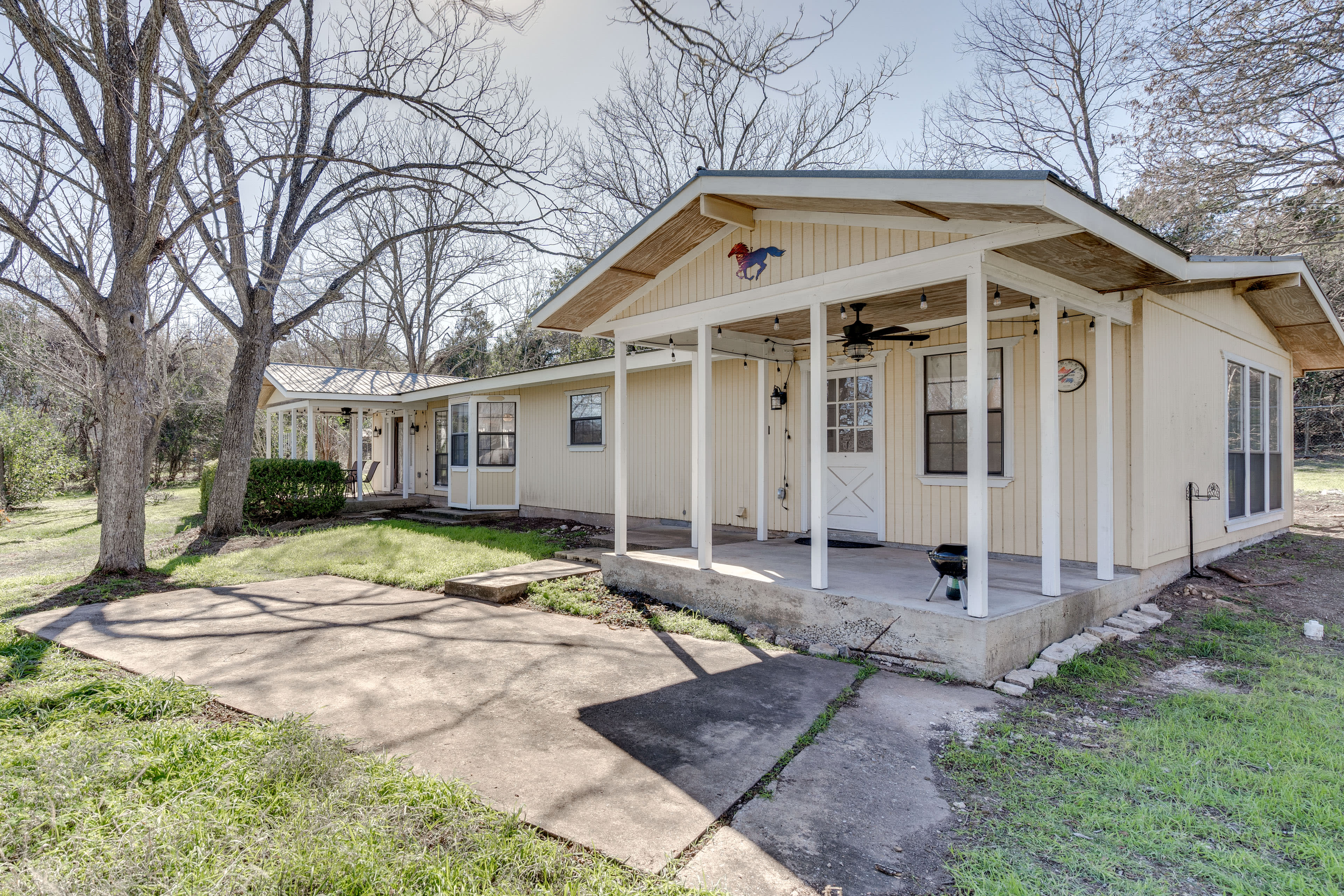 Austin Vacation Rental | 2BR | 2BA | 1,764 Sq Ft | 4 Steps to Enter