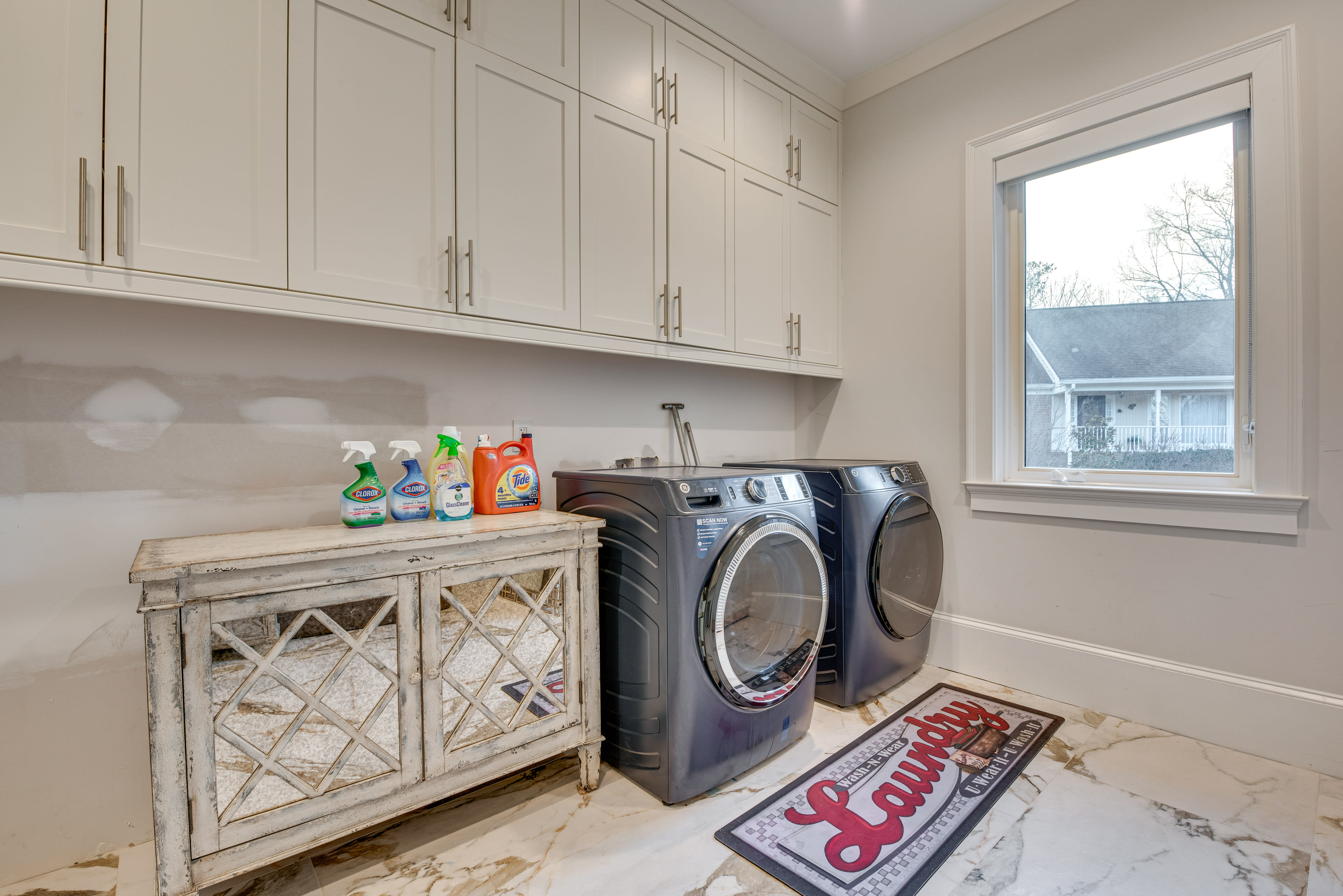 Laundry Area | 1st Floor | Washer/Dryer | Laundry Detergent | Iron/Board