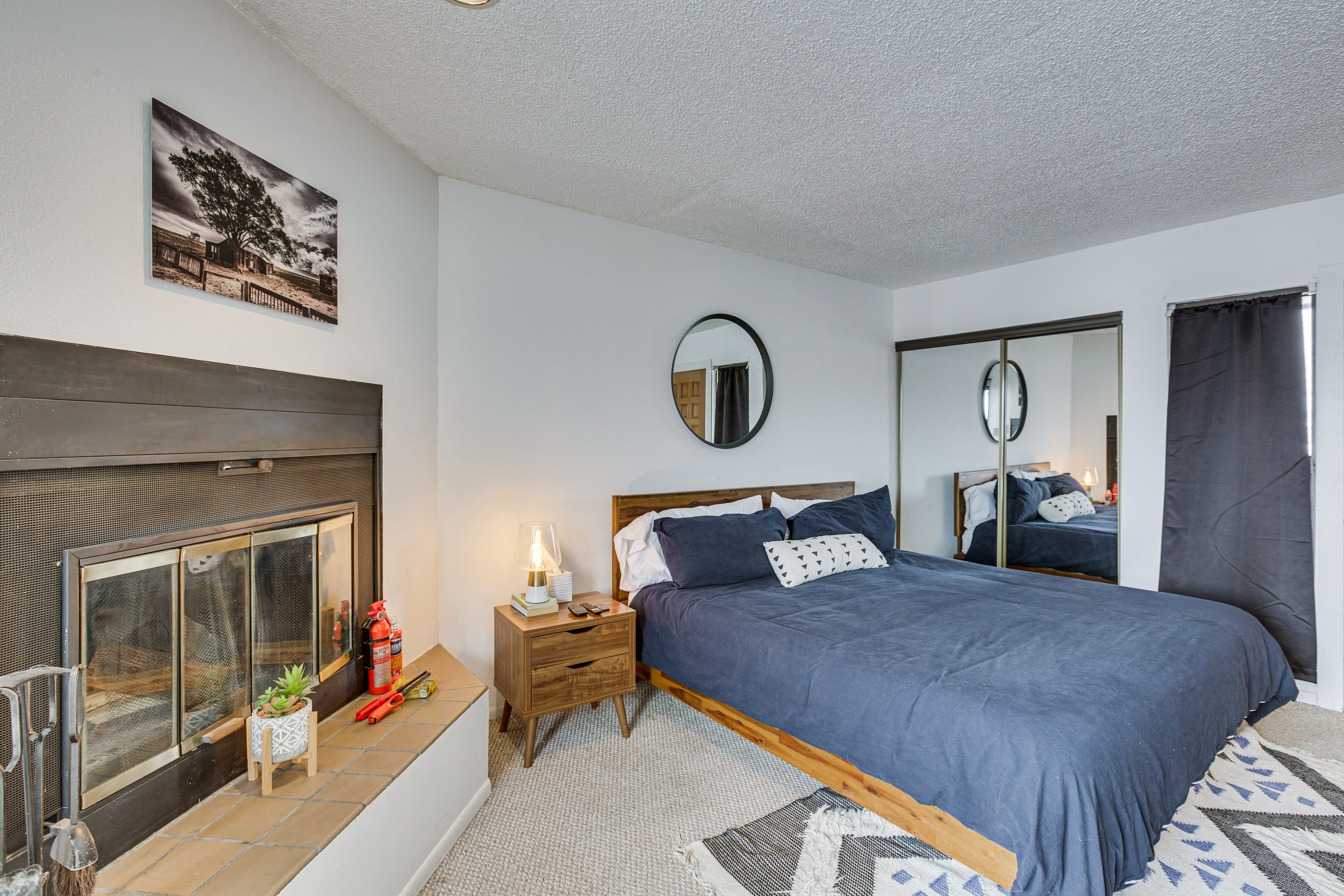 Bedroom | King Bed | Fireplace | Main Level