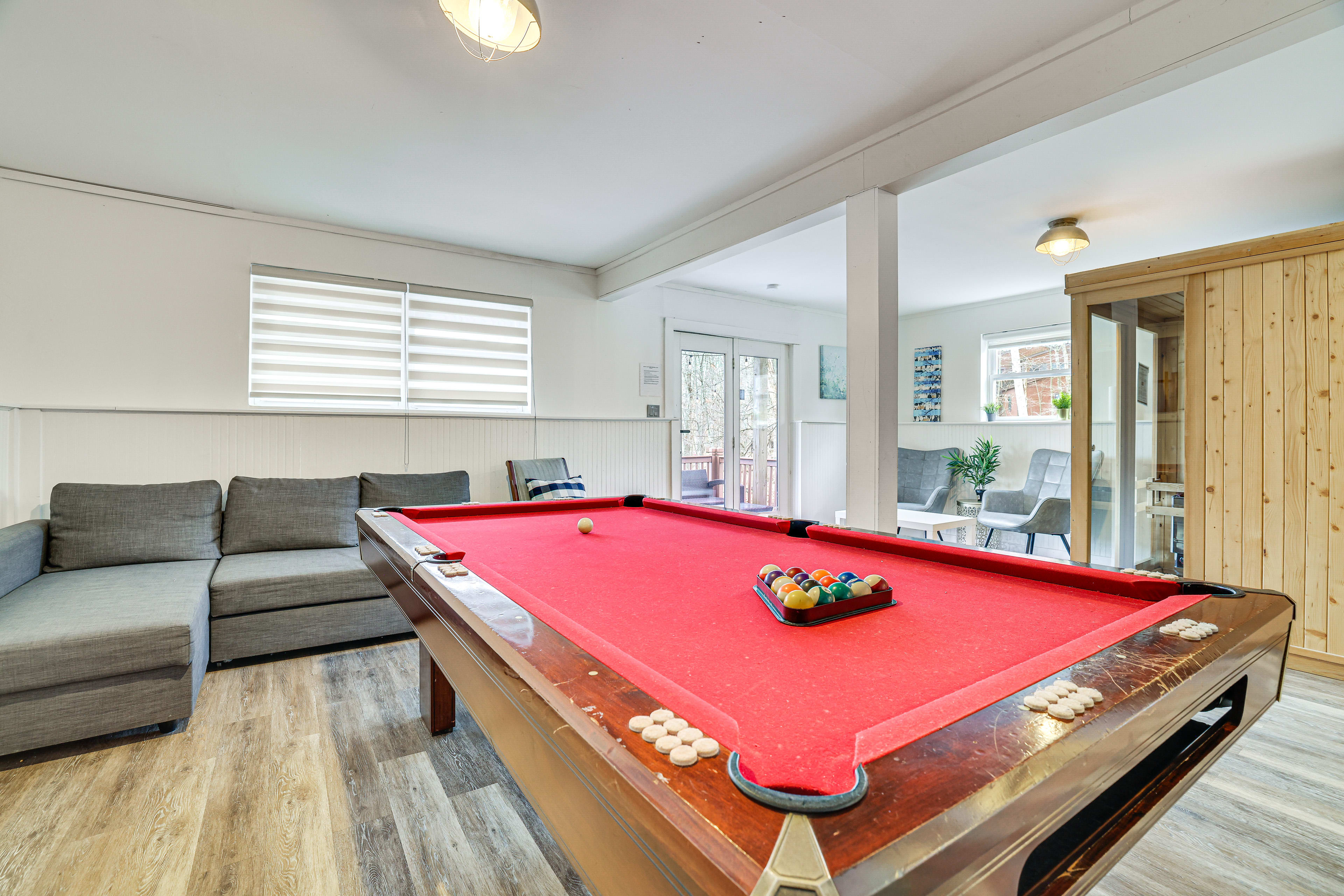 Game Room | 1st Floor | Pool Table | Smart TV | Deck Access