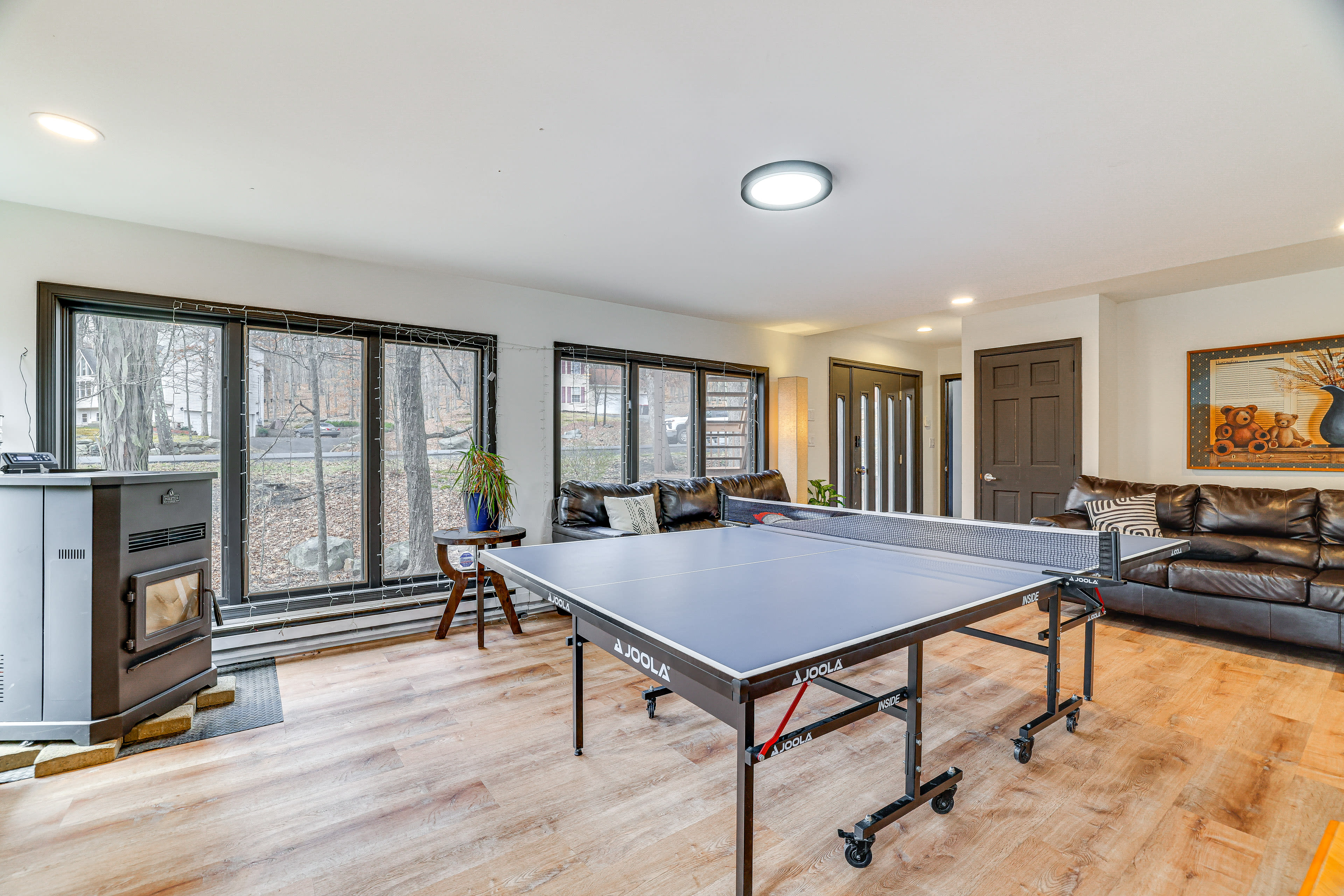 Game Room | 1st Floor | Ping-Pong Table | Wood-Burning Stove
