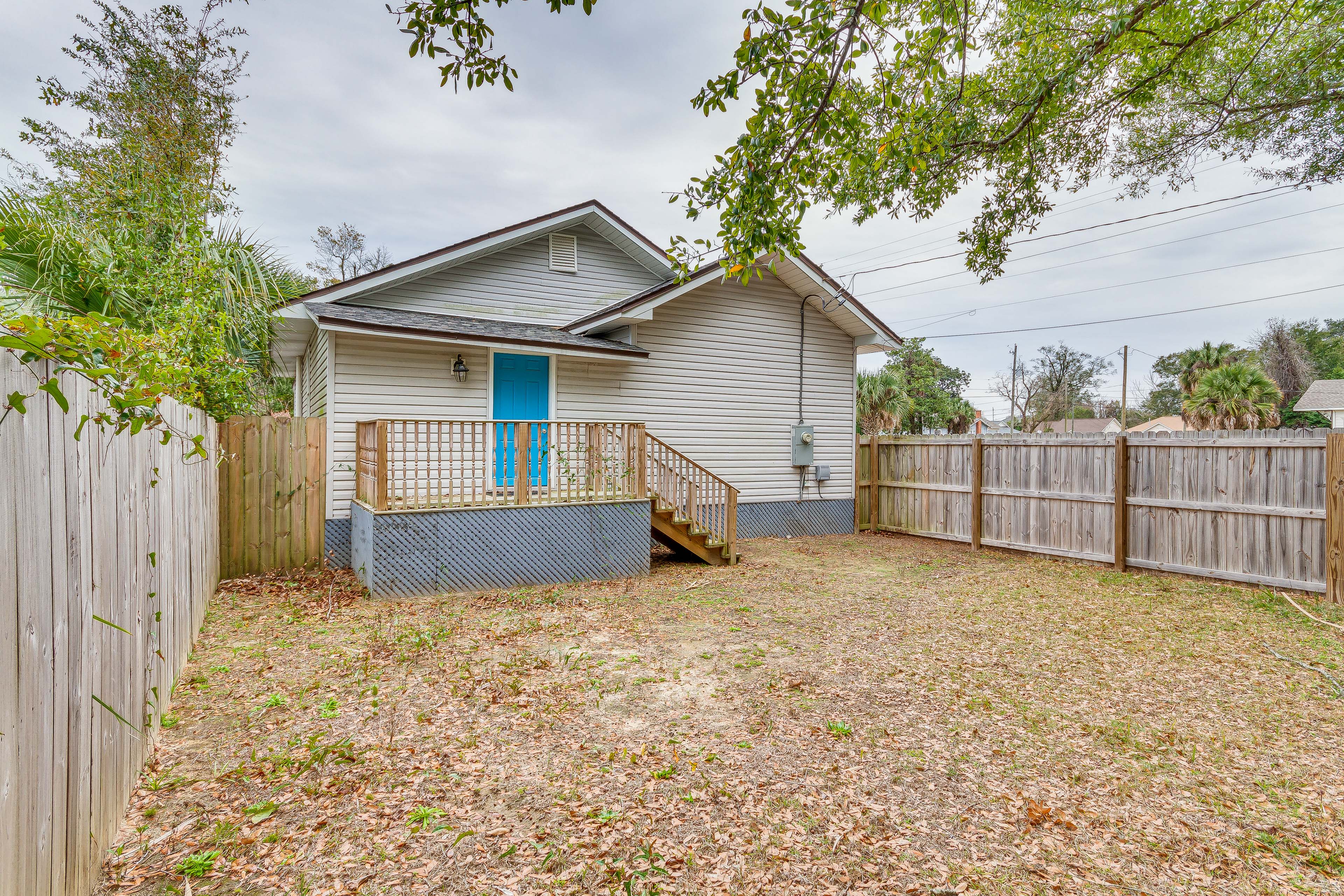 Fenced Backyard