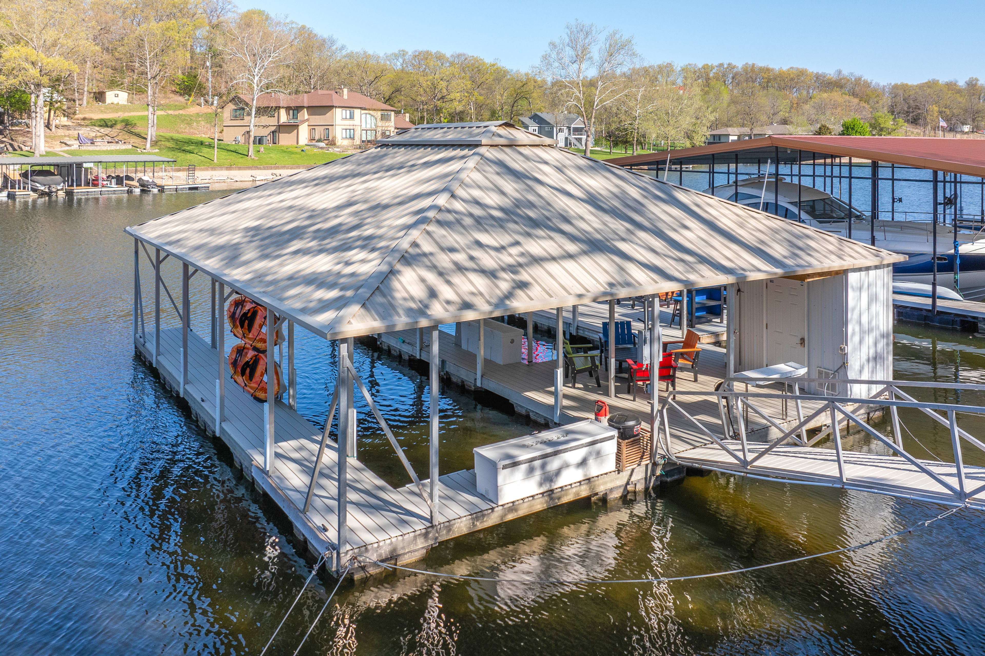 Private Boat Dock & Slip | Fish Cleaning Station