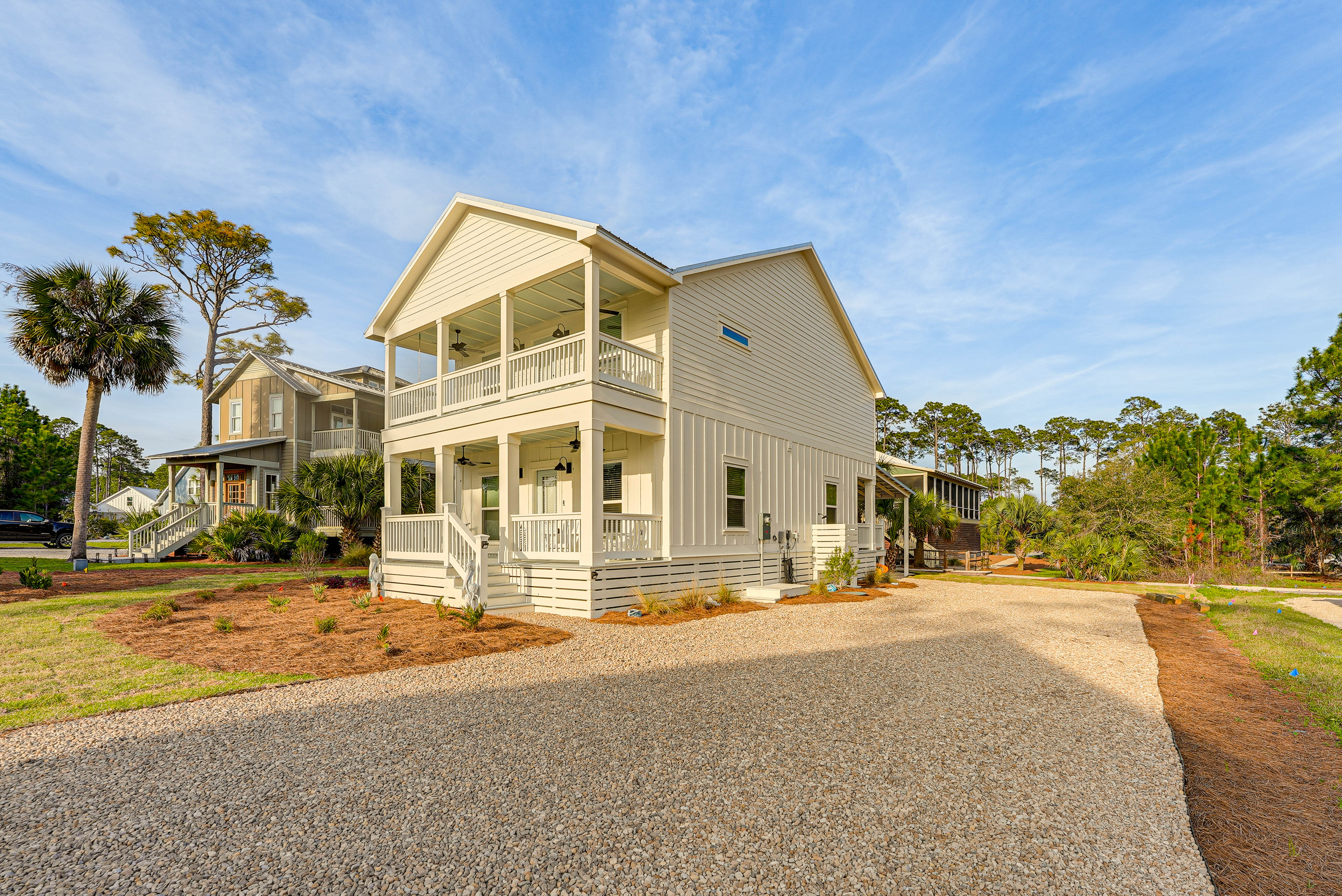 Carrabelle Vacation Rental | 3BR | 2.5BA | 1,800 Sq Ft | Stairs Required