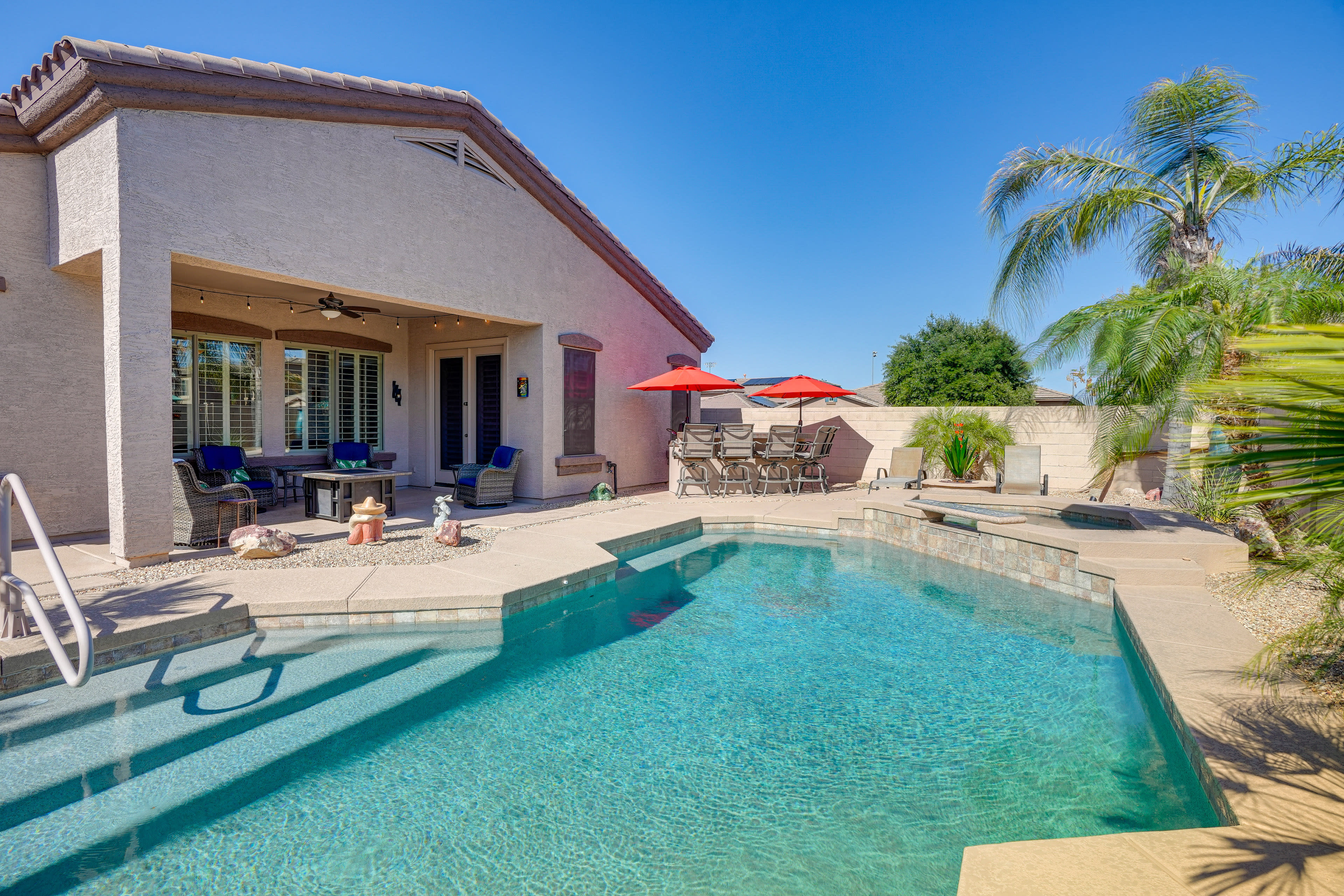 Backyard | Pool | Lemon Tree | Grapevine