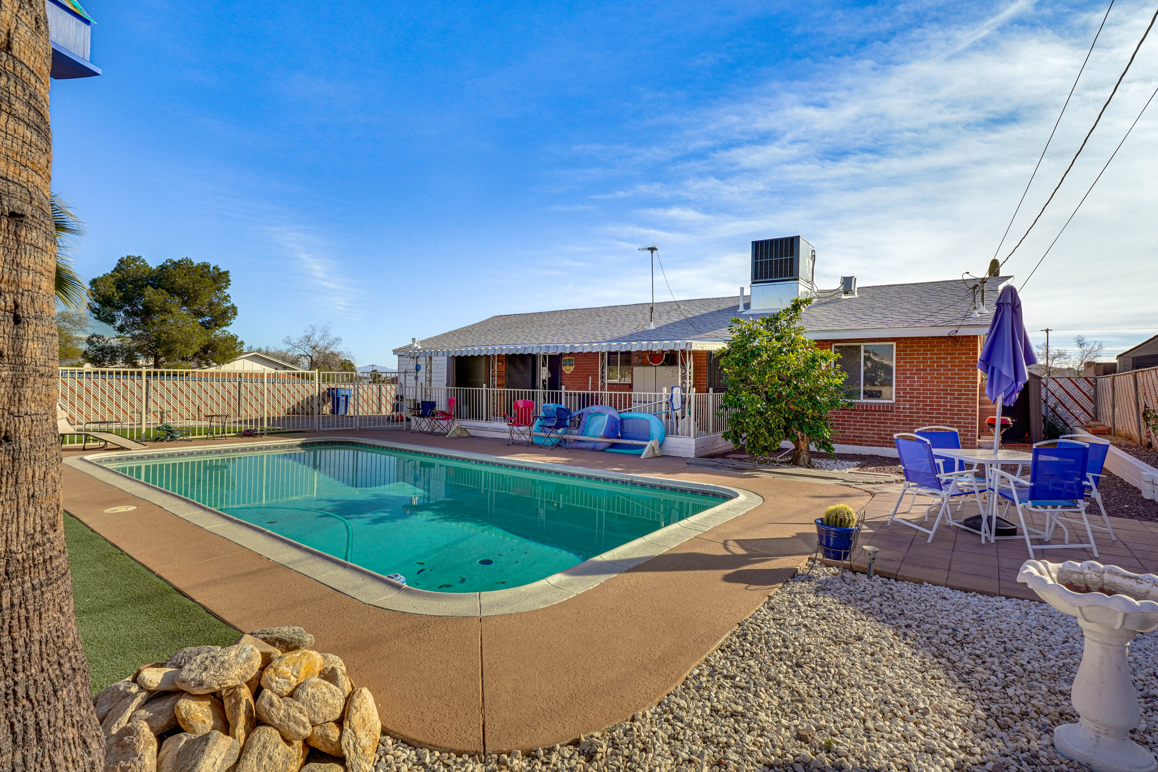 Tucson Vacation Rental | 3BR | 2BA | 1,750 Sq Ft | 1 Step to Enter
