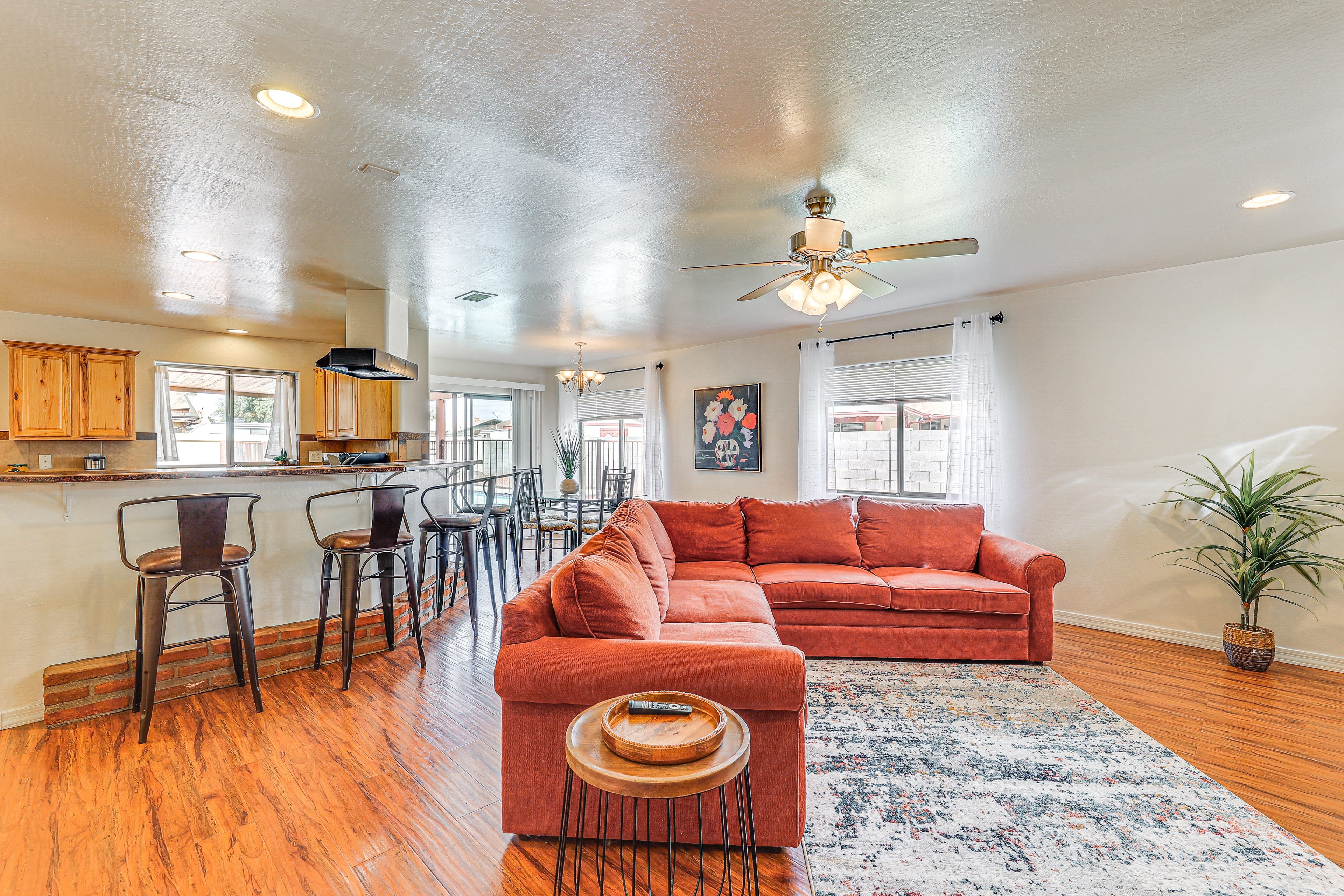 Living Room | Single-Story House | In-Unit Laundry