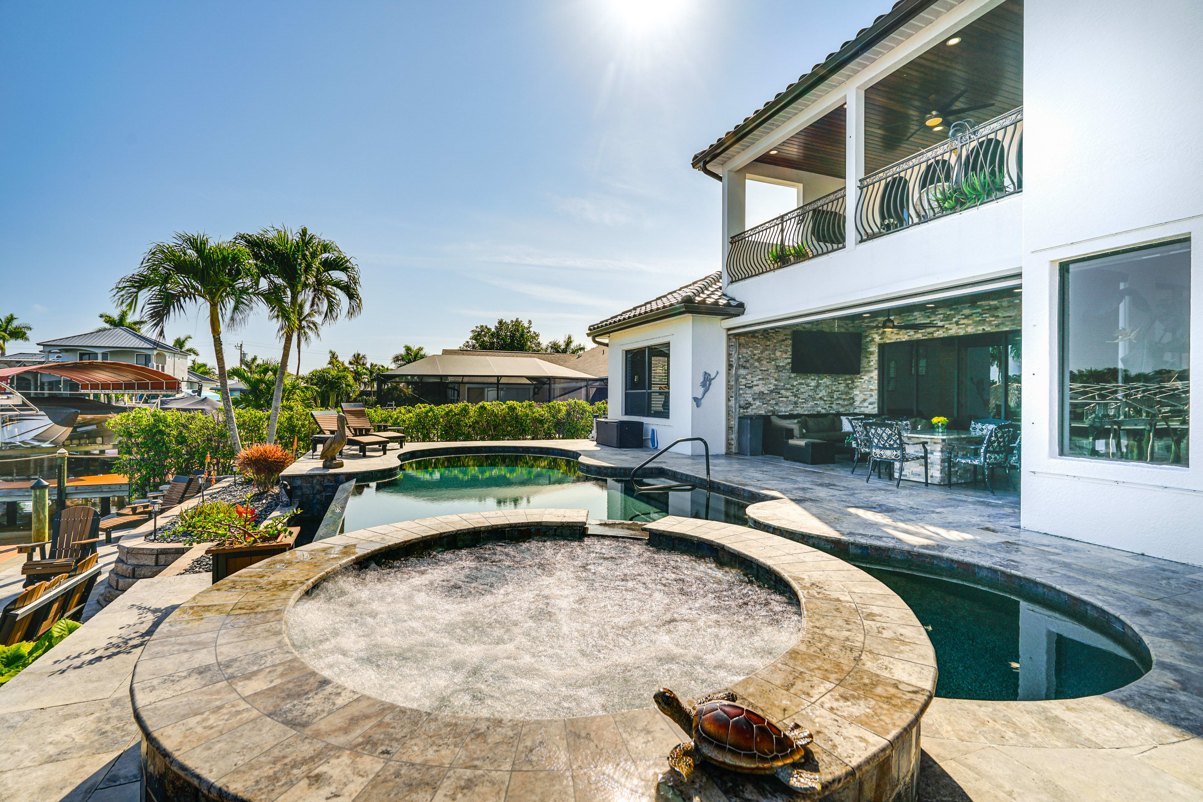 Pool Area | Hot Tub | Heated Pool | Outdoor Kitchen