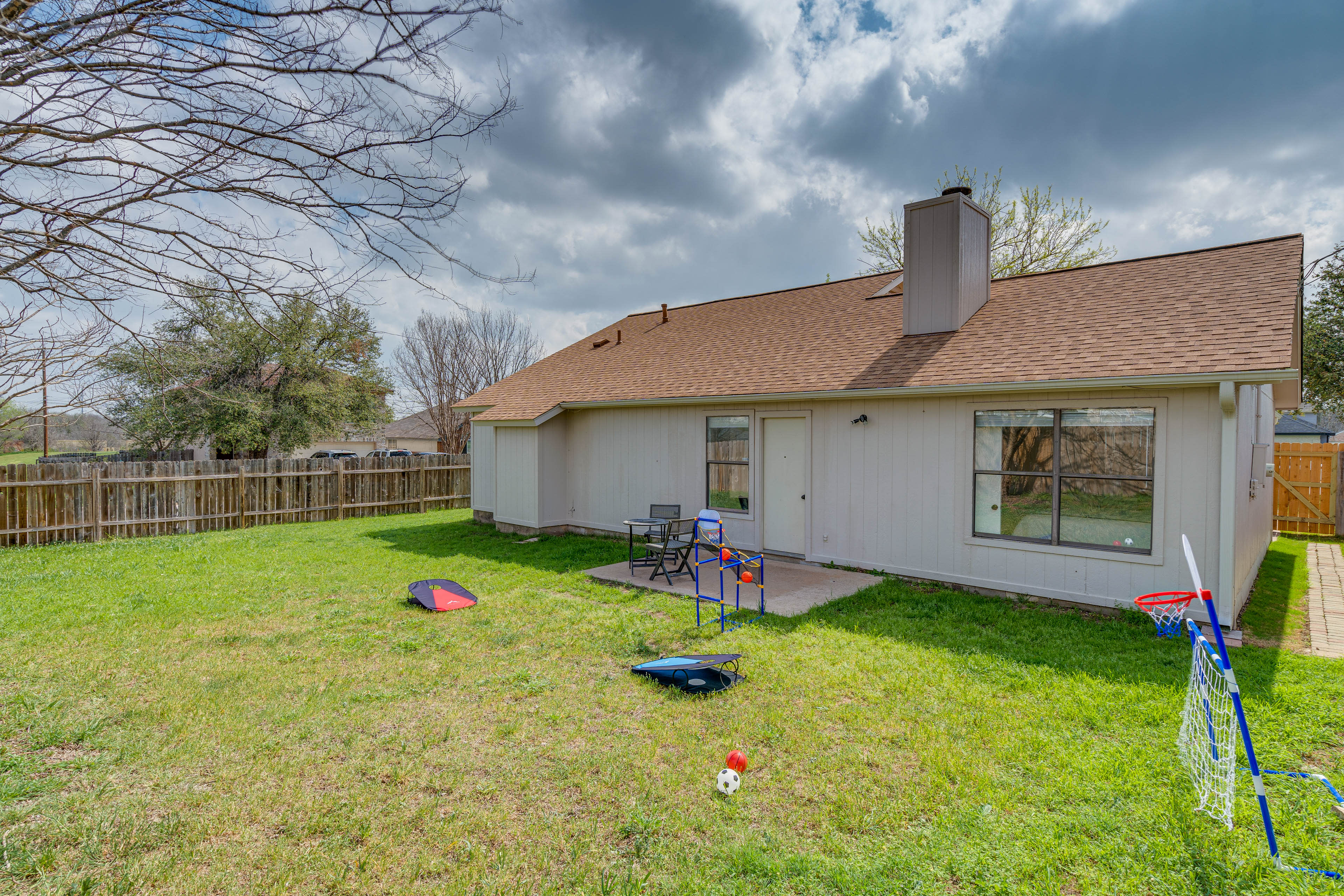 Fenced Yard | Single-Story Home