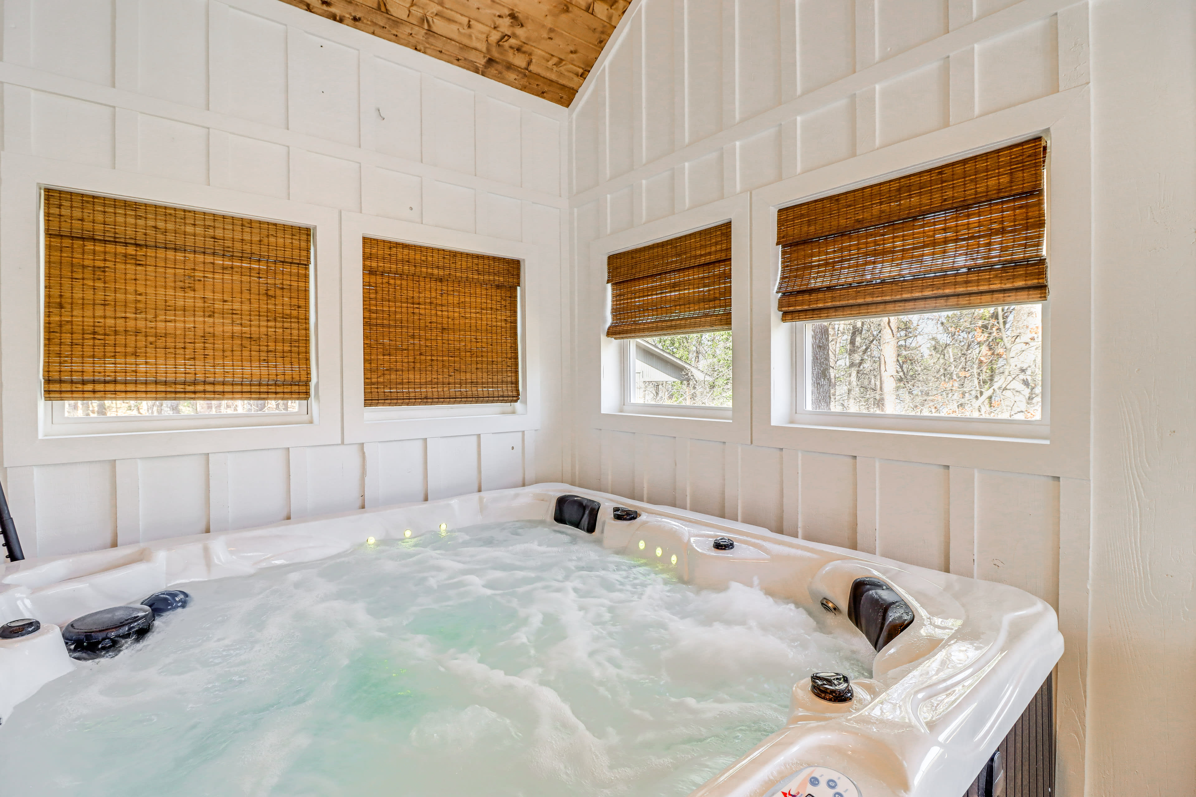 Enclosed Sunroom | Private Hot Tub
