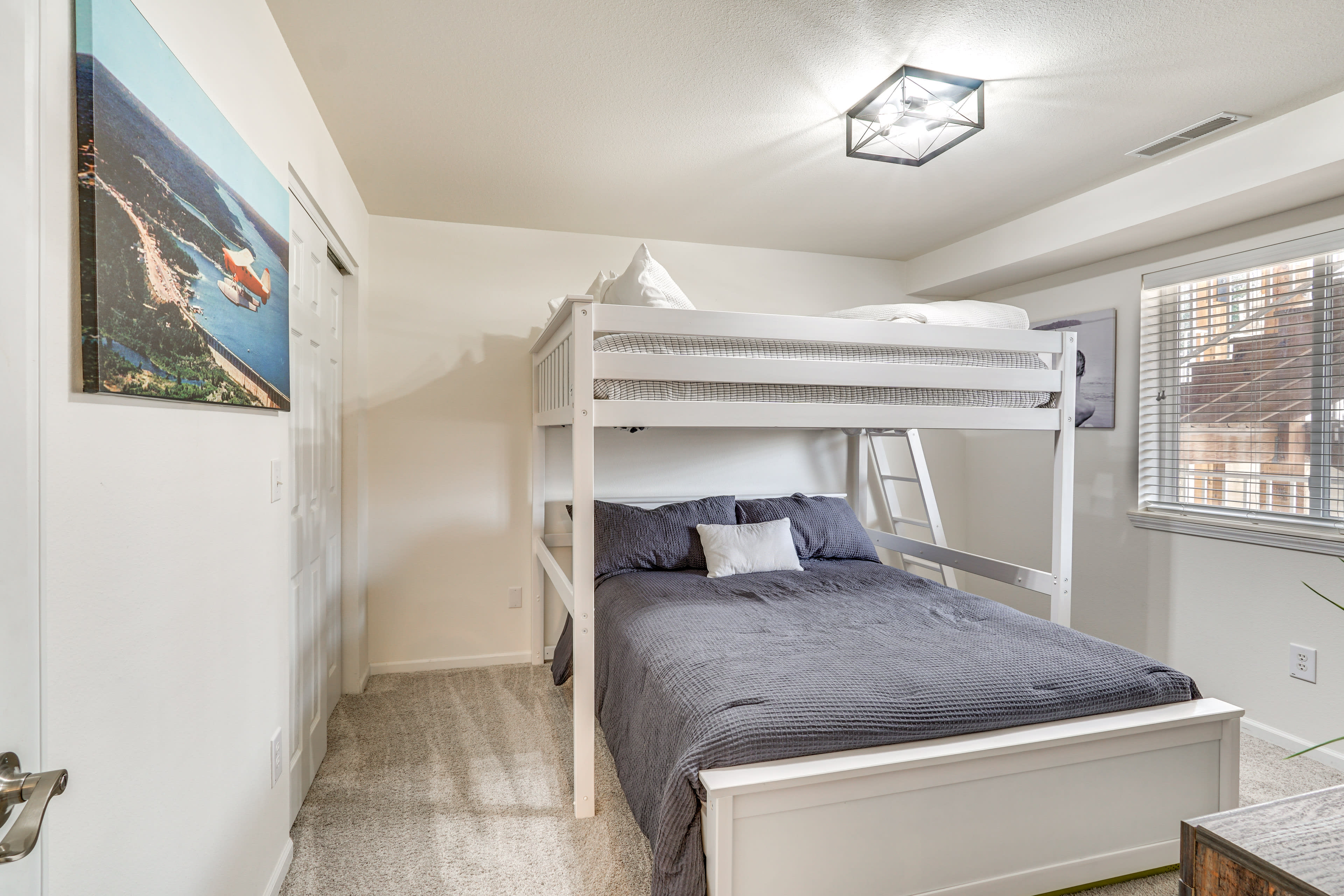 Bedroom 2 | Queen Bed | Lofted Full Bed | Smart TV