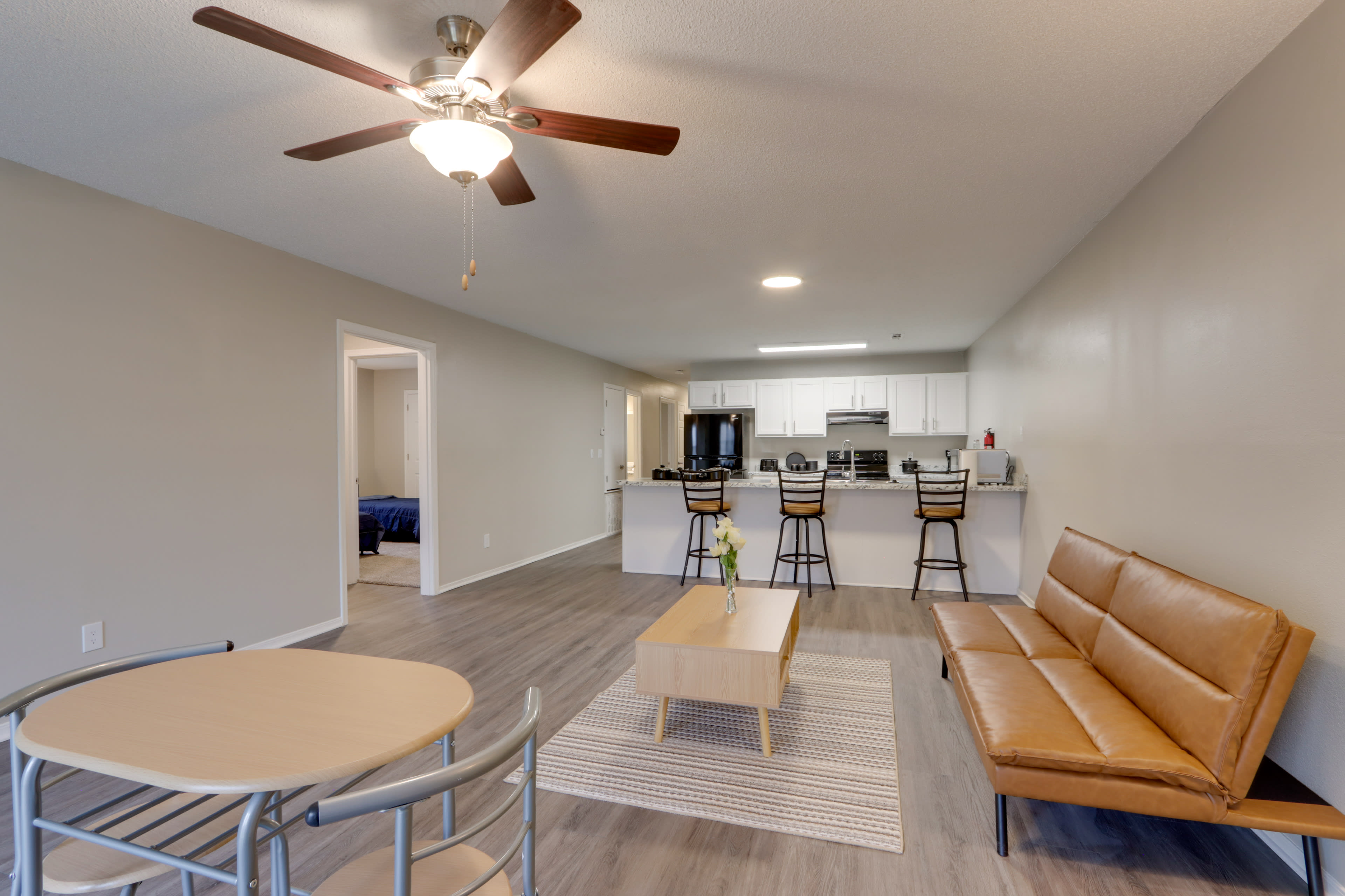 Fayetteville Vacation Rental | 3BR | 2BA | 1,300 Sq Ft | 1 Step to Enter