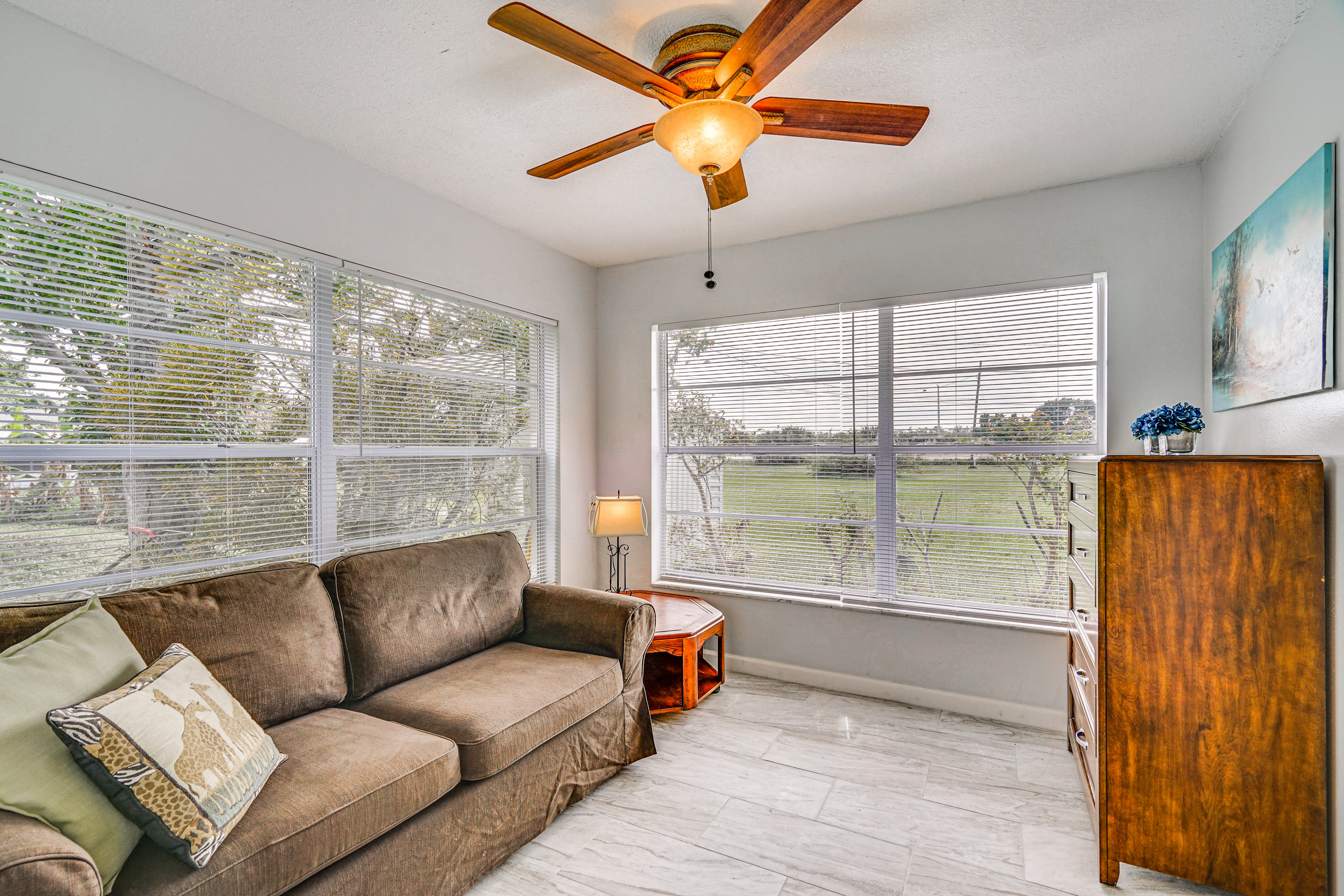 Bedroom 3 | Sunroom | Full Sleeper Sofa