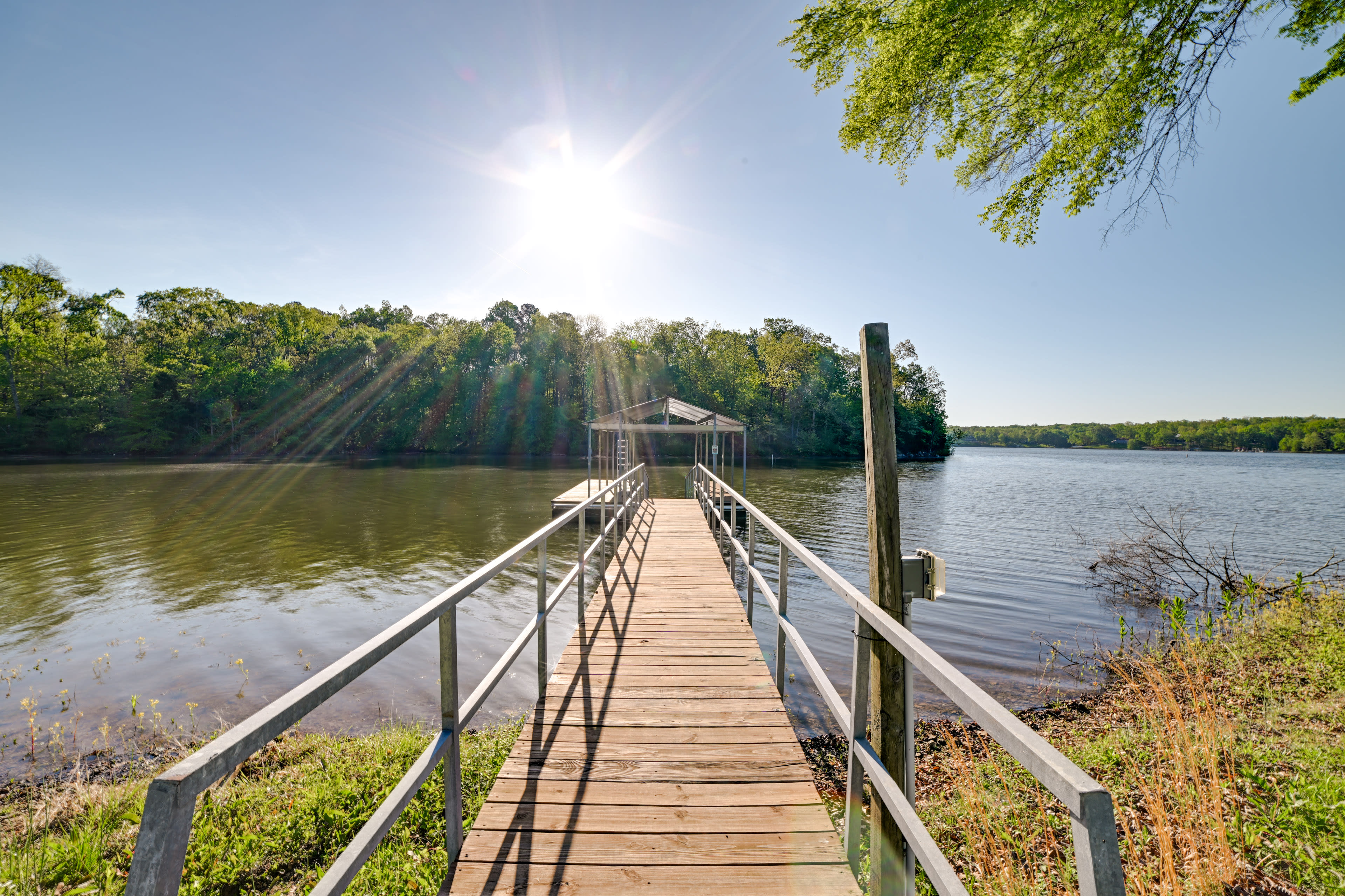 Private Dock w/ Swim Ladder