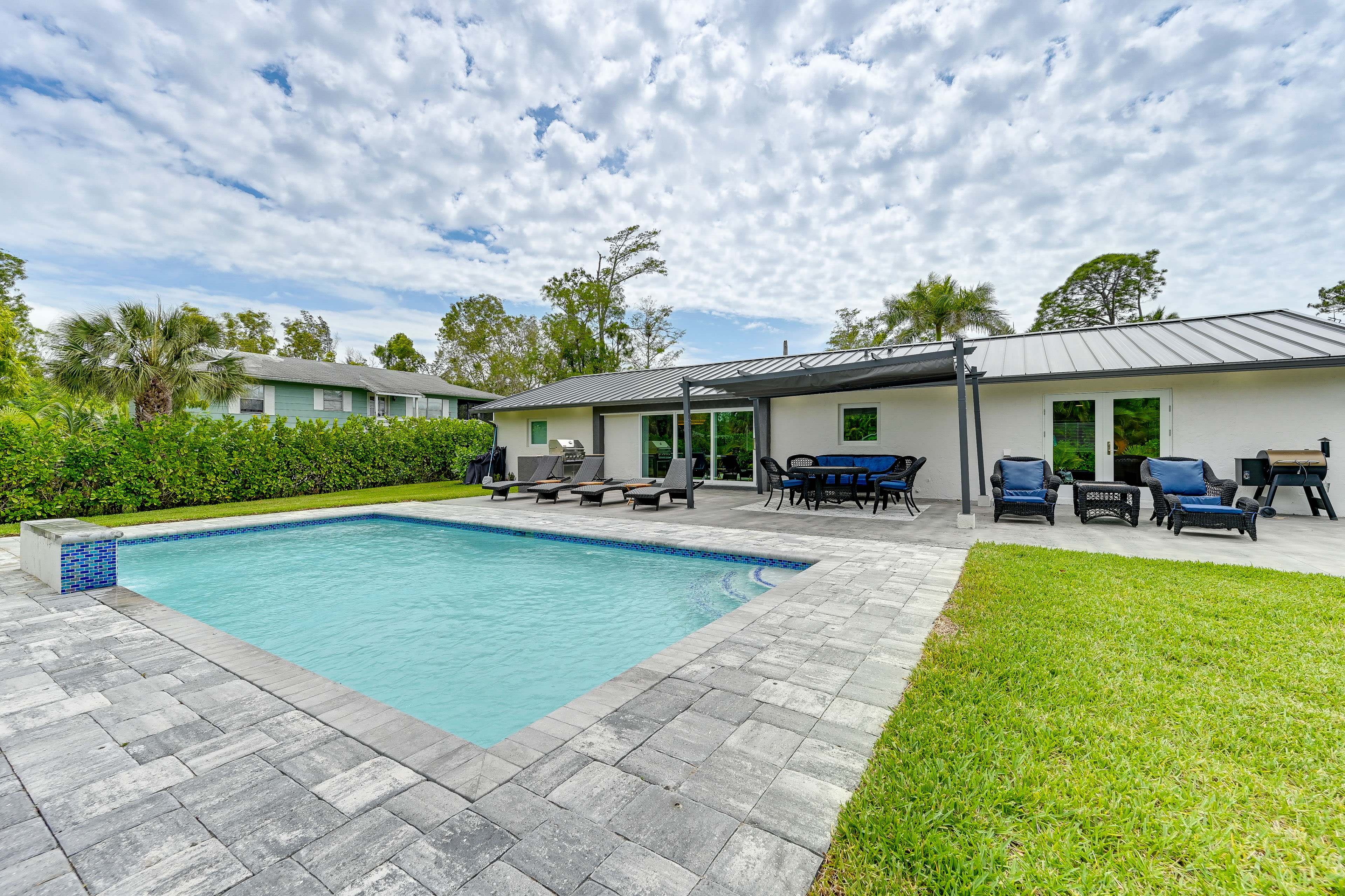Backyard | Private Pool | Furnished Patio | Gas Grill