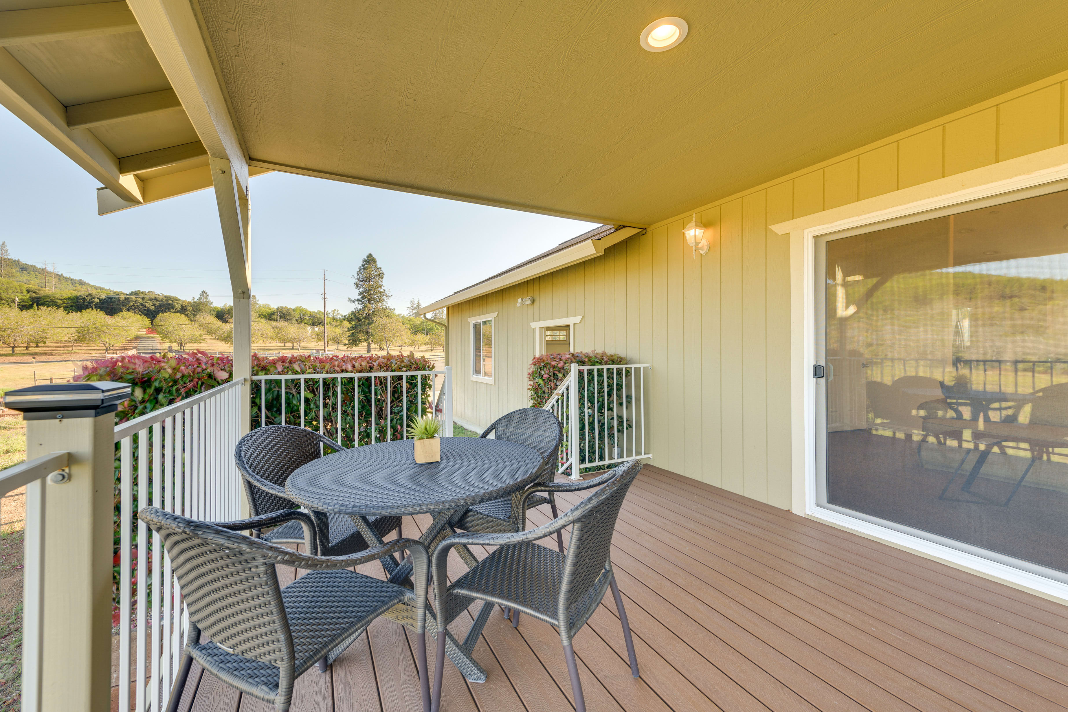 Covered Deck | Lounge Chairs | Gas Grill