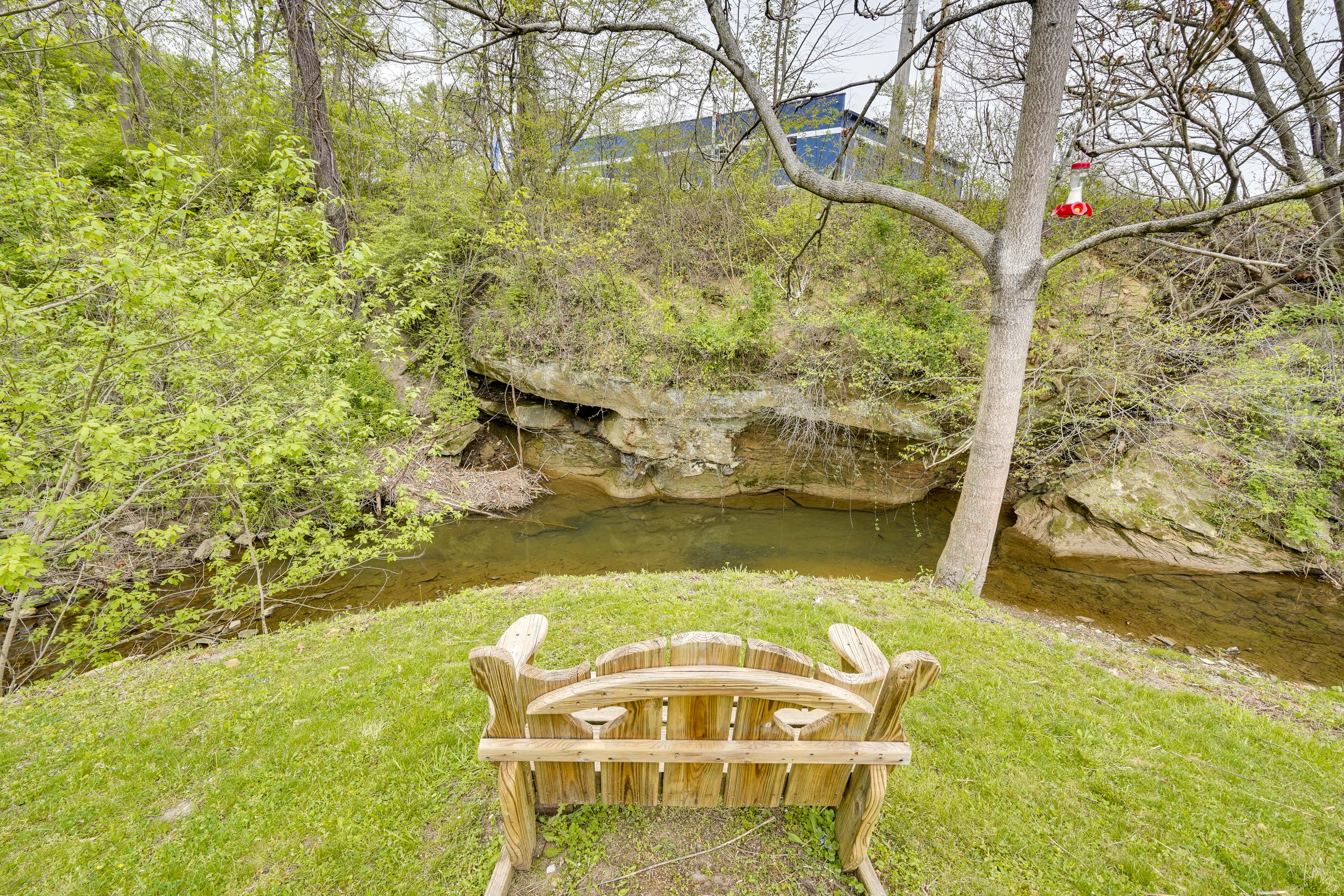 Shared Amenities | Yard | Fire Pit | Standing Swing | Creek Views