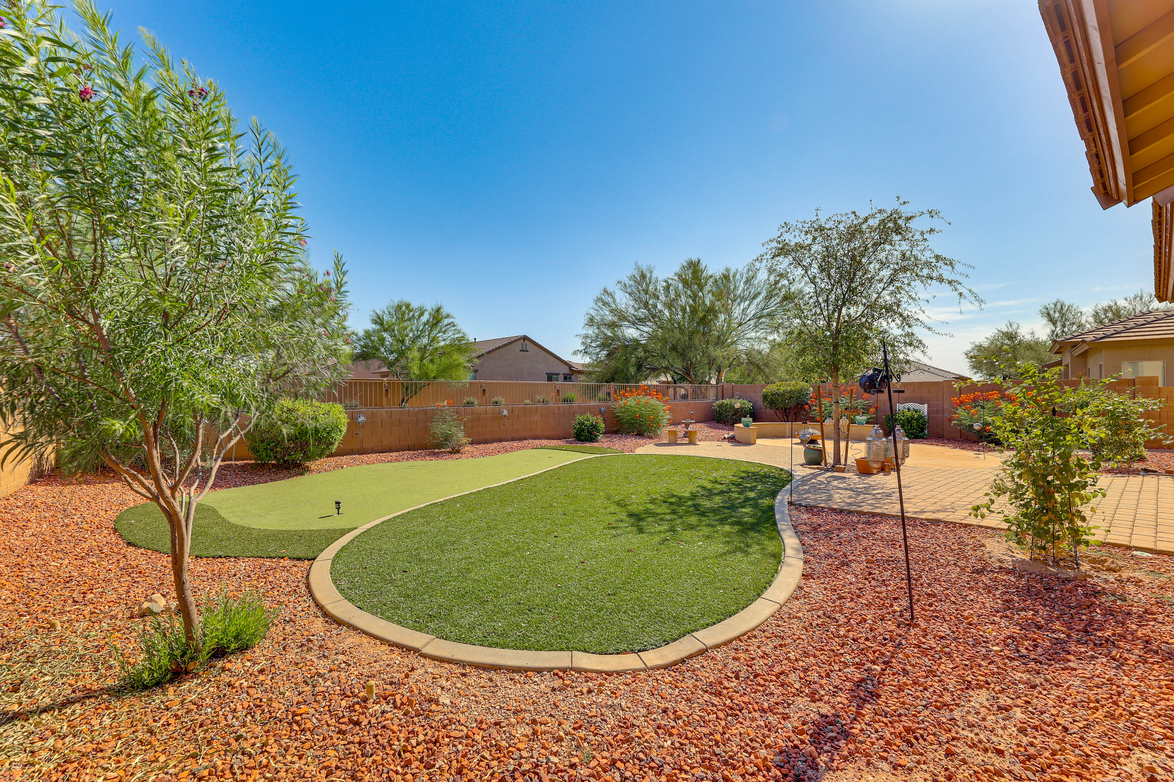 Fenced Yard | Putting Green | Golf Course View