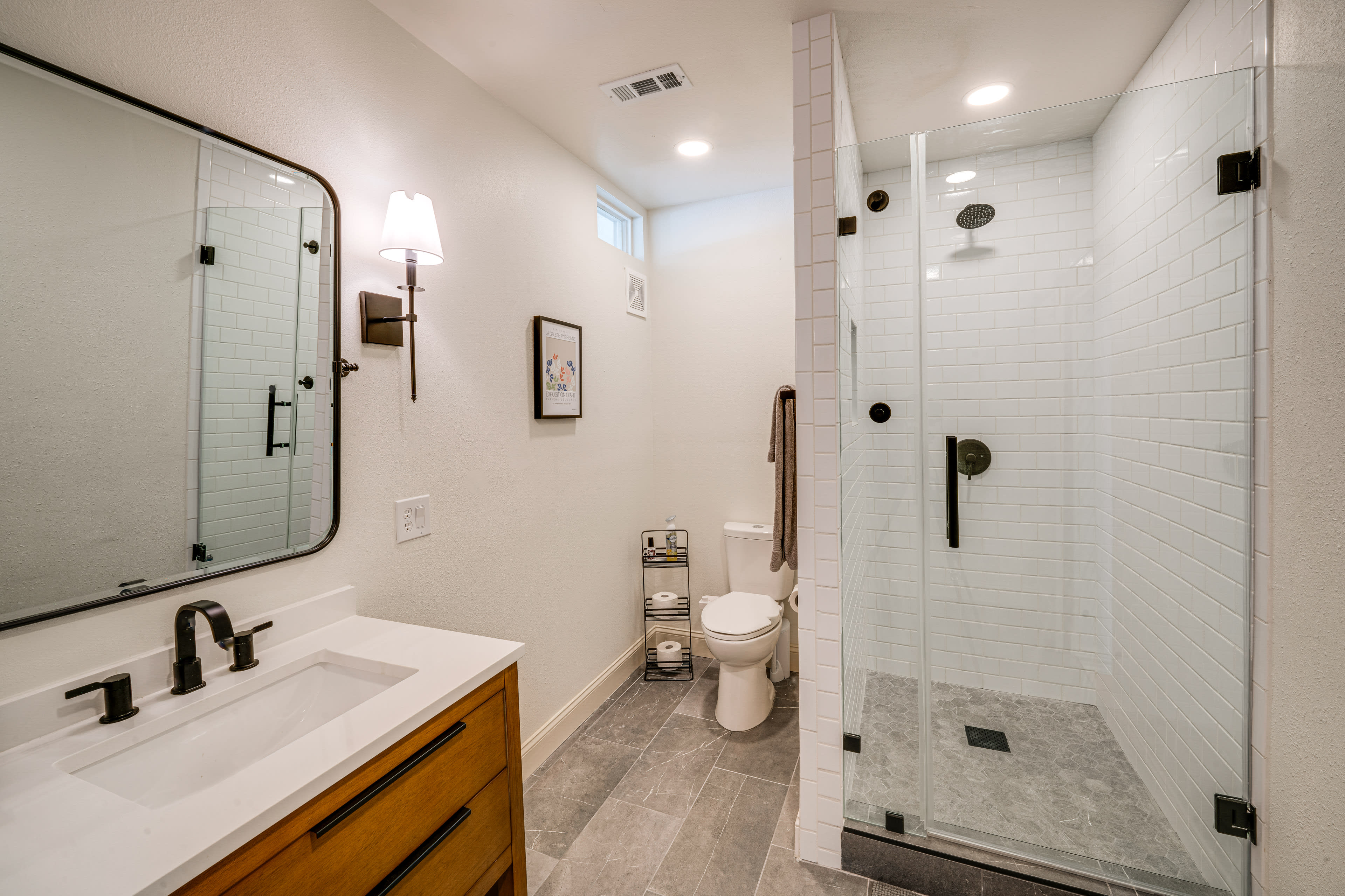 Full Bathroom | Walk-In Shower | Complimentary Toiletries