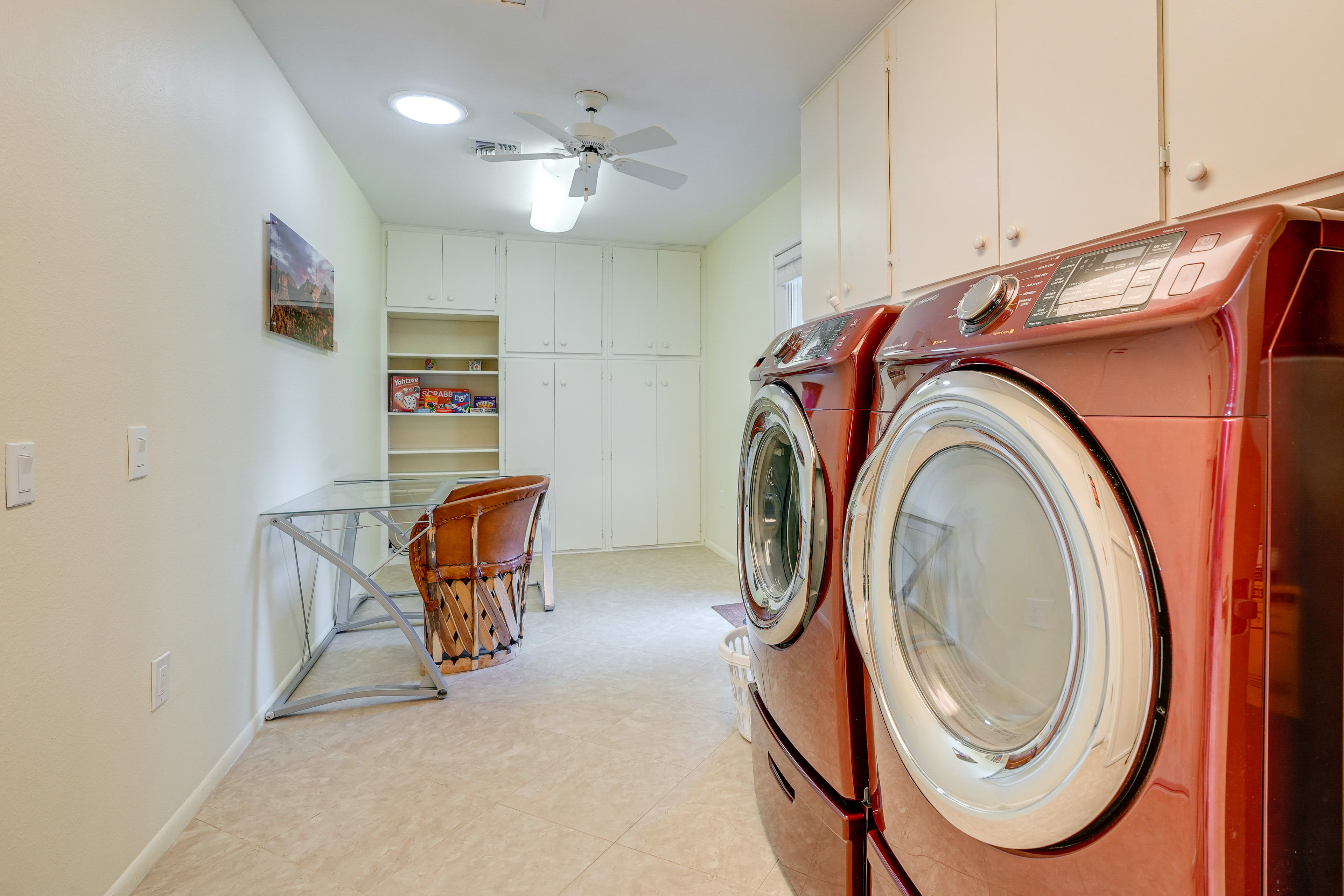 Washer & Dryer | Detergent Provided