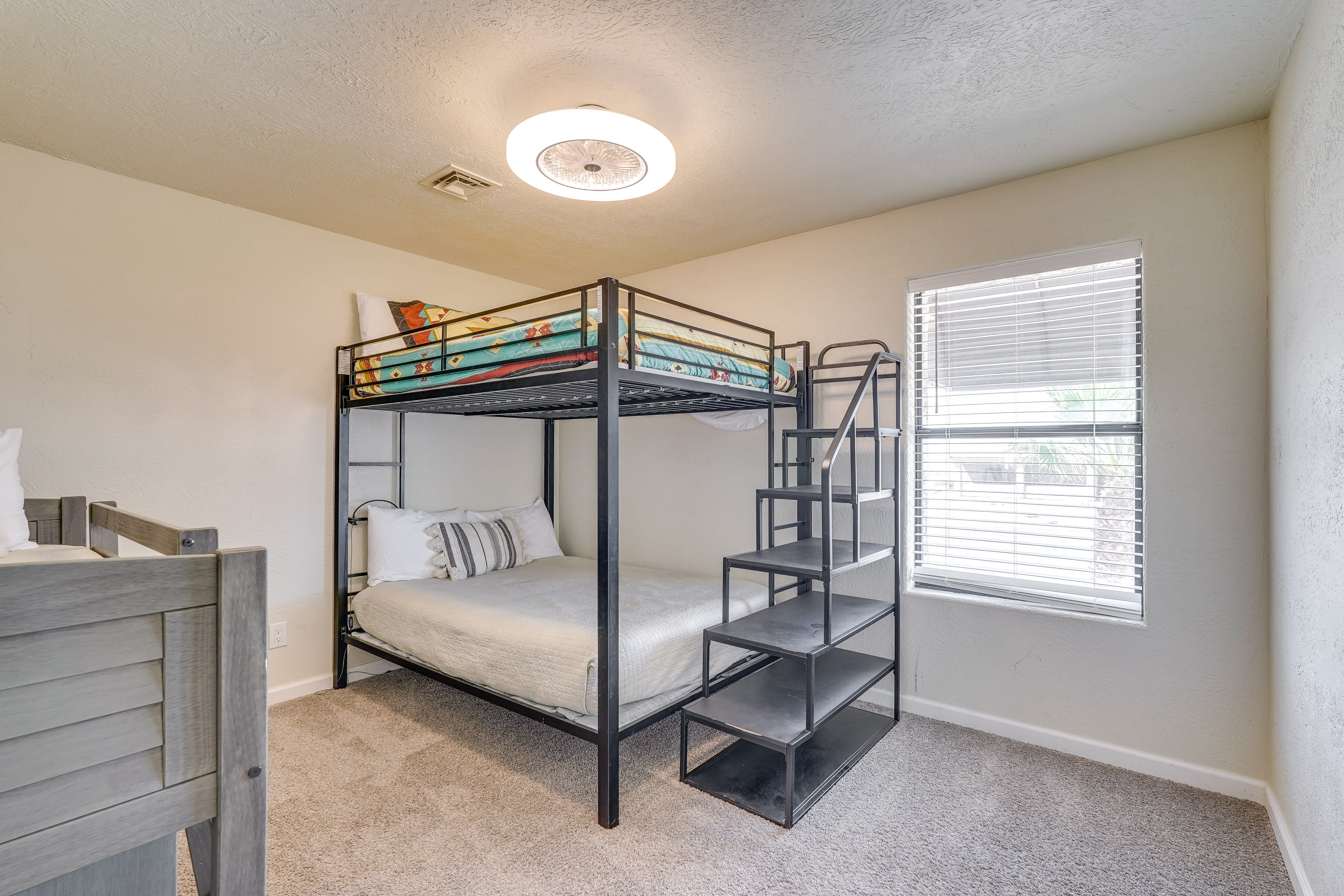 Bedroom 3 | Full Bunk Bed | Elevated Twin Bed