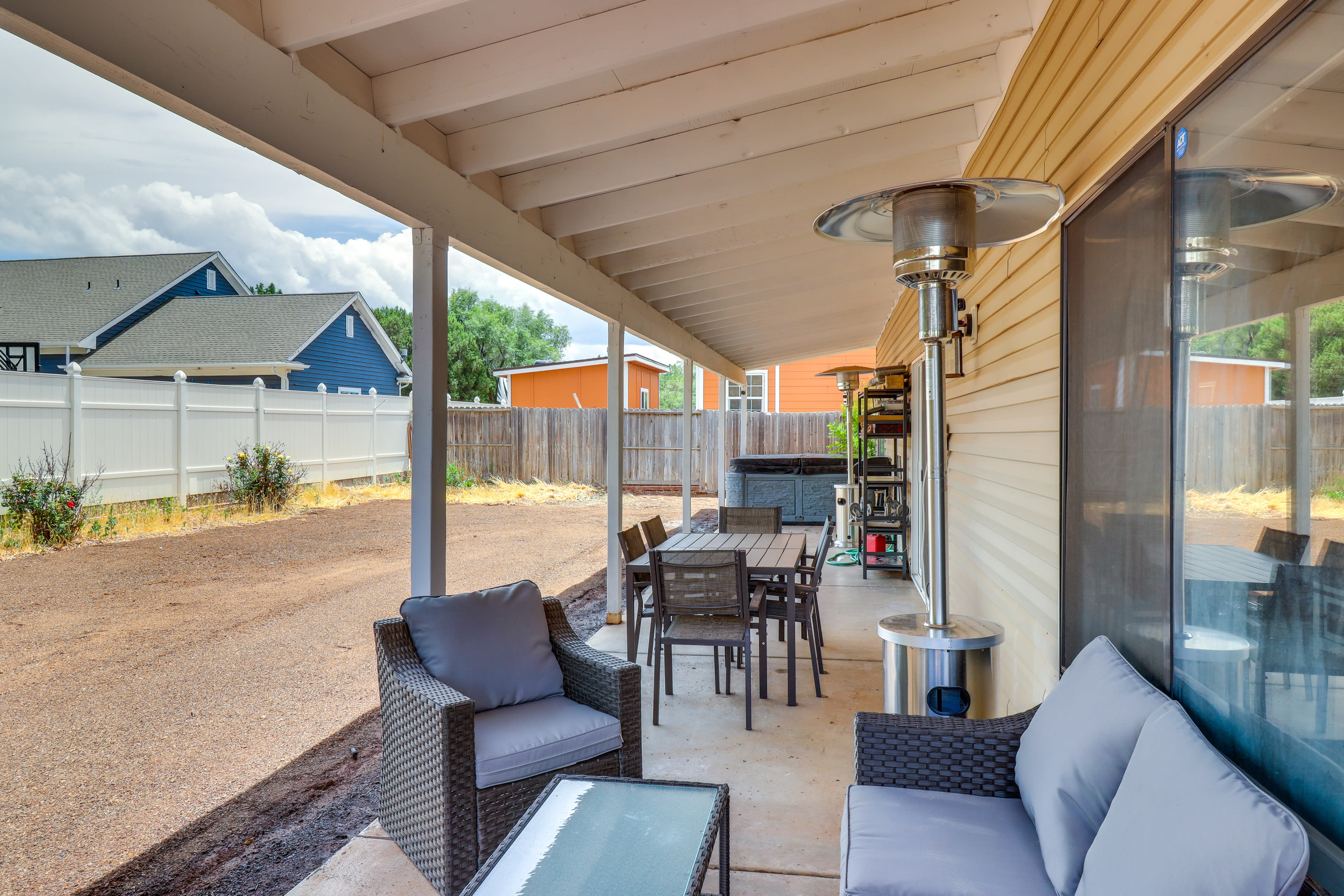 Covered Patio | Fenced Backyard