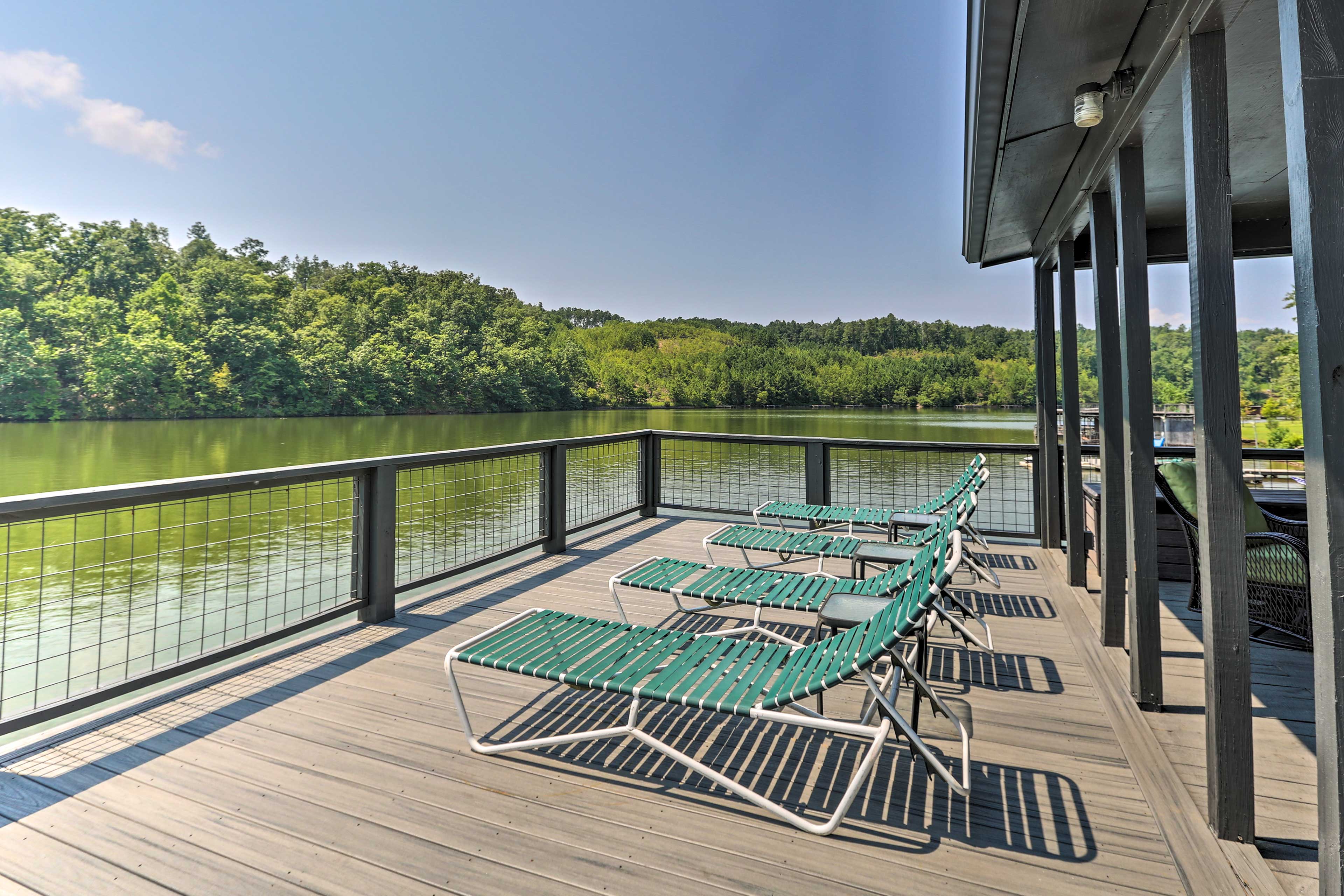 Lakefront Jacksons' Gap Home w/ Deck, Dock & Views Evolve