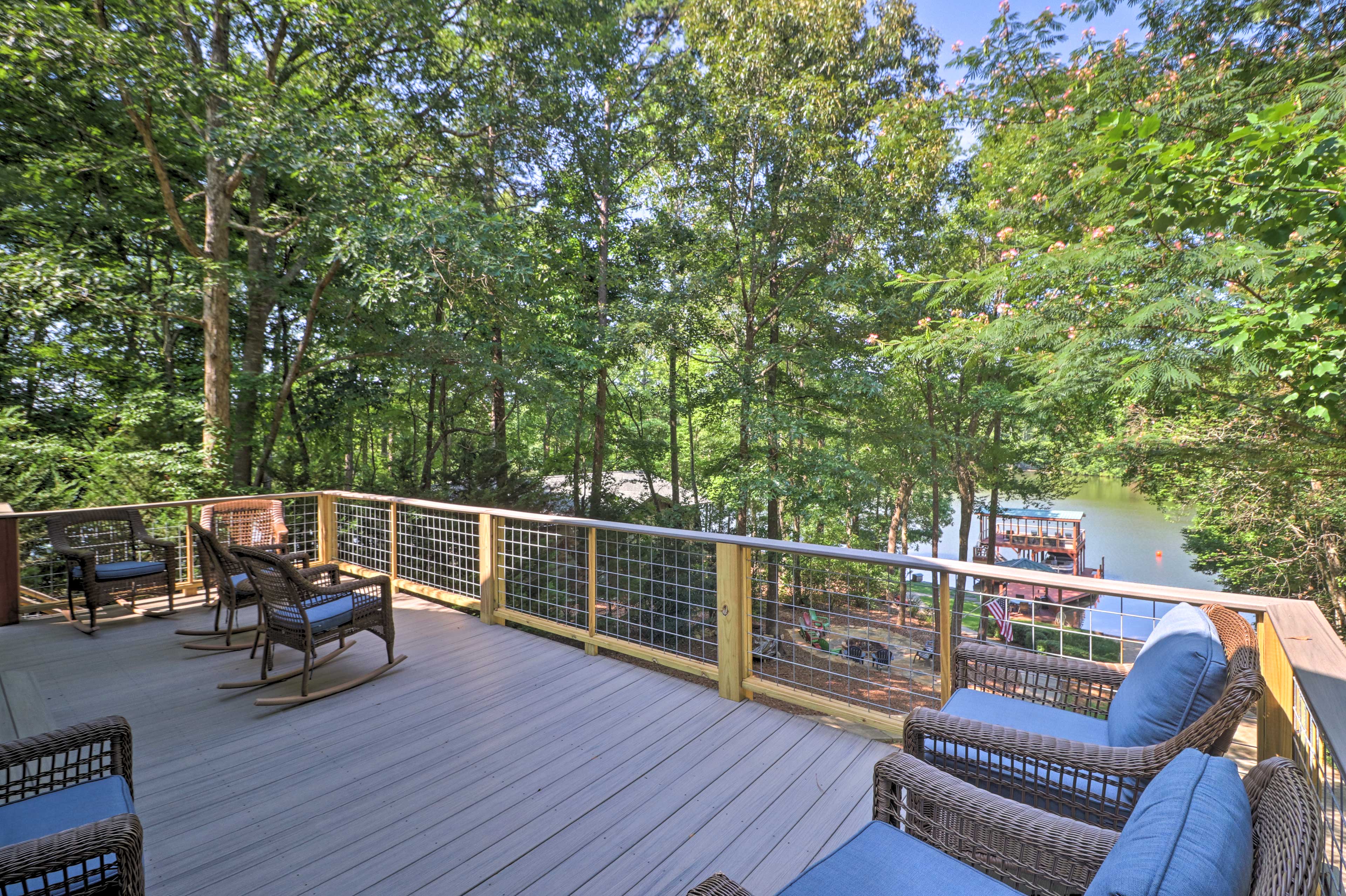 Lakefront Jacksons' Gap Home w/ Deck, Dock & Views Evolve