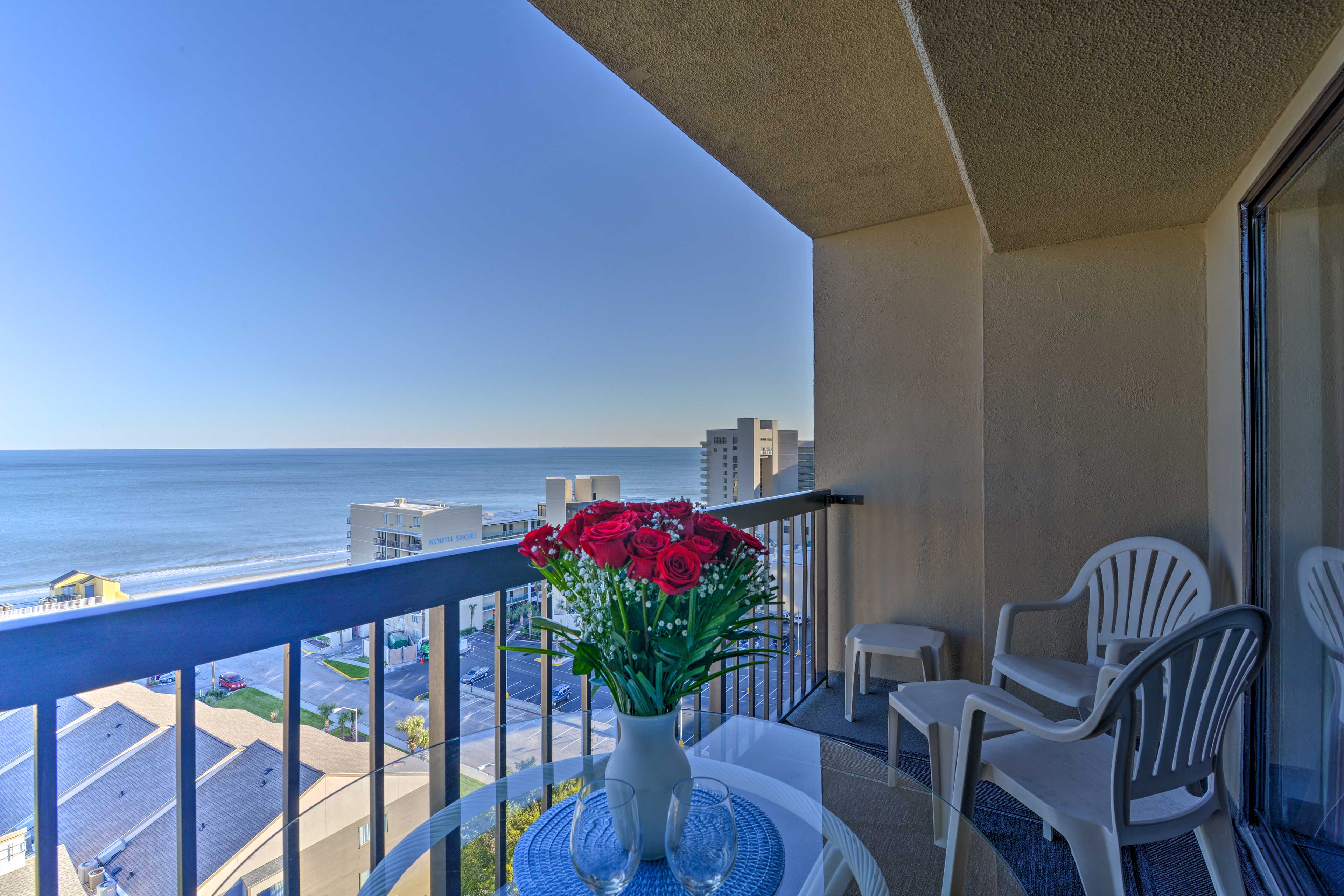 Myrtle Beach Condo w/ Ocean Views Walk to Beach! Evolve