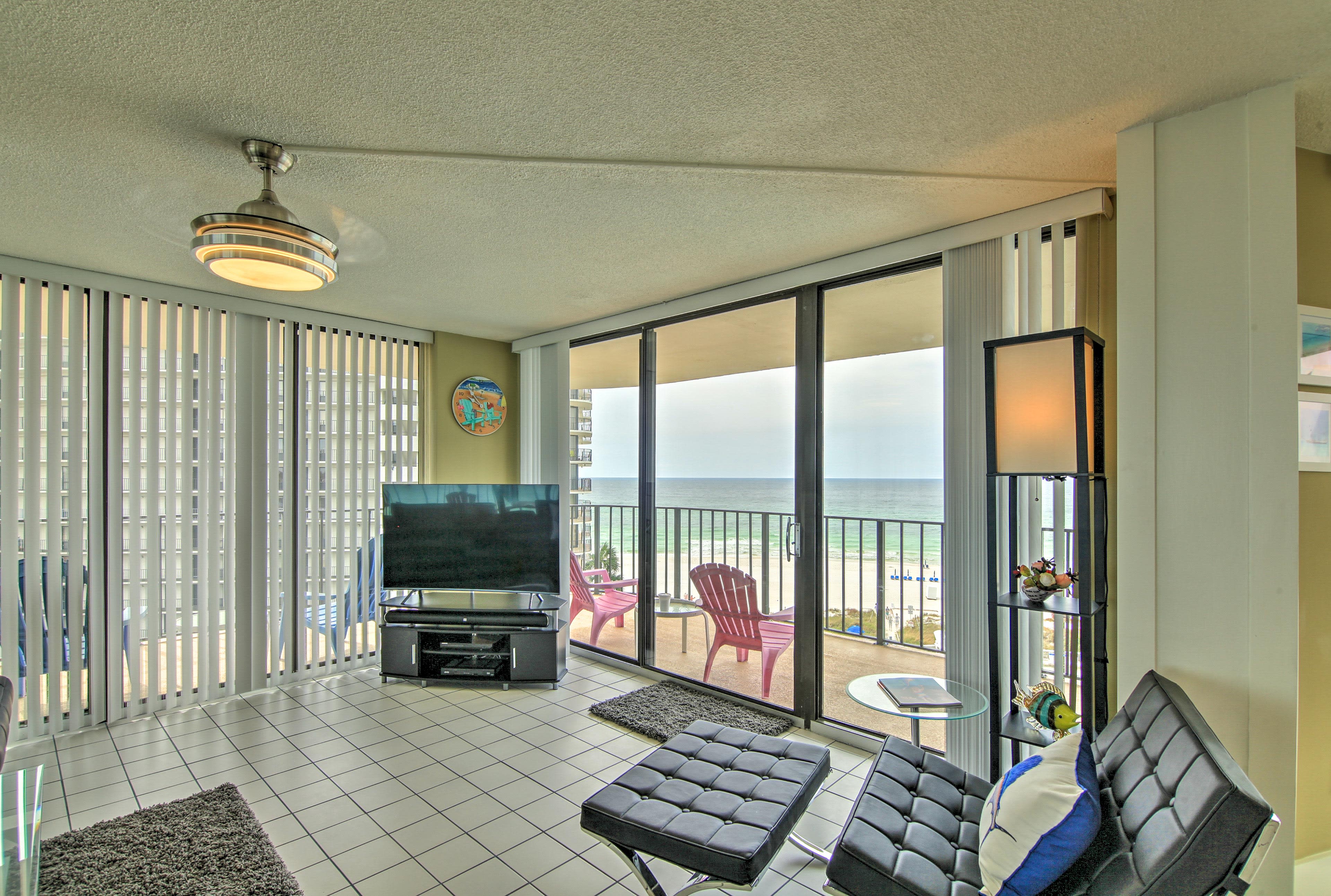 Beachfront Panama City Condo w/Balcony & Boat Slip Evolve