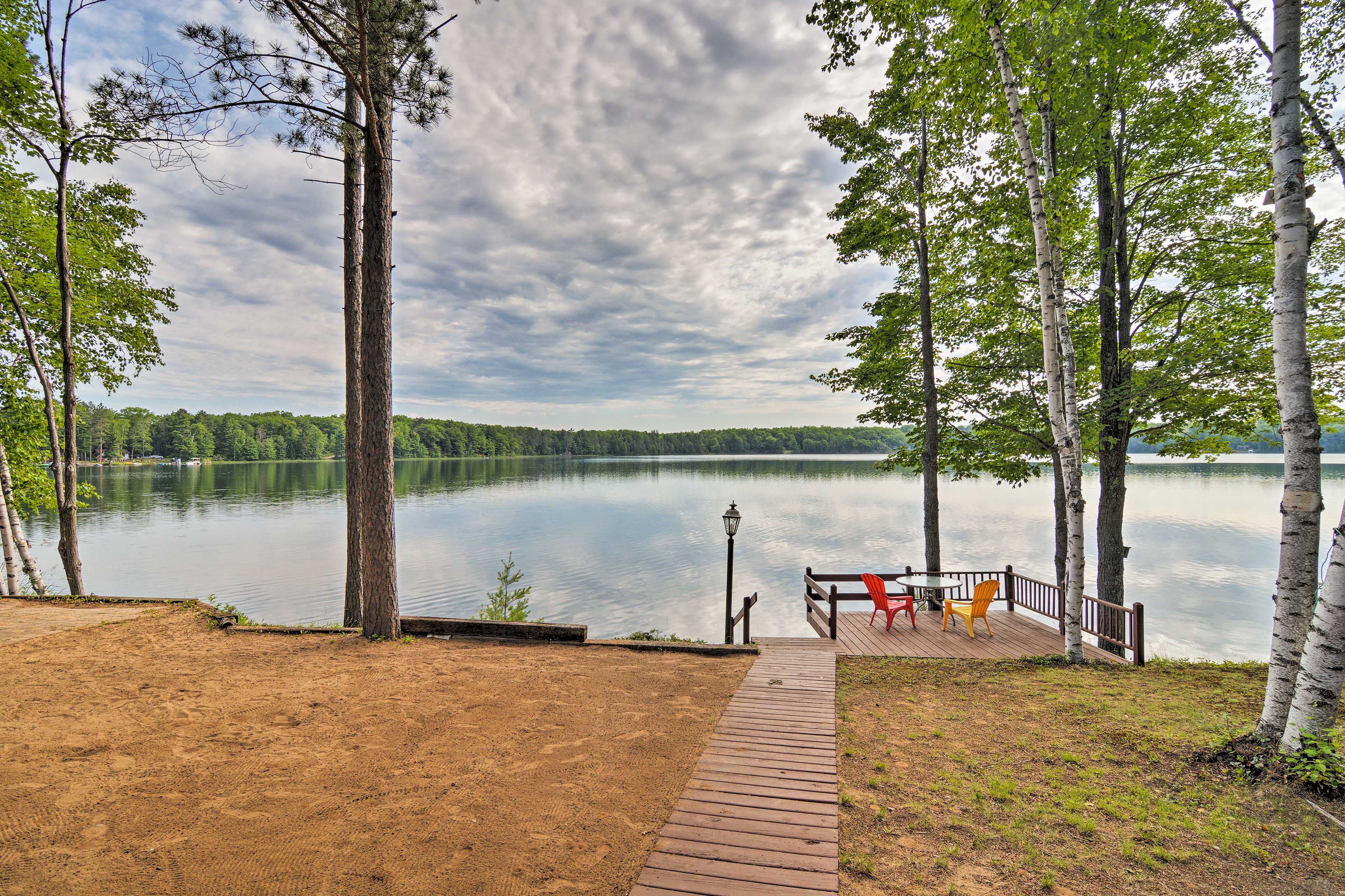 Lakefront Cabin w/ Private Dock & Beach! Manistique, MI Evolve