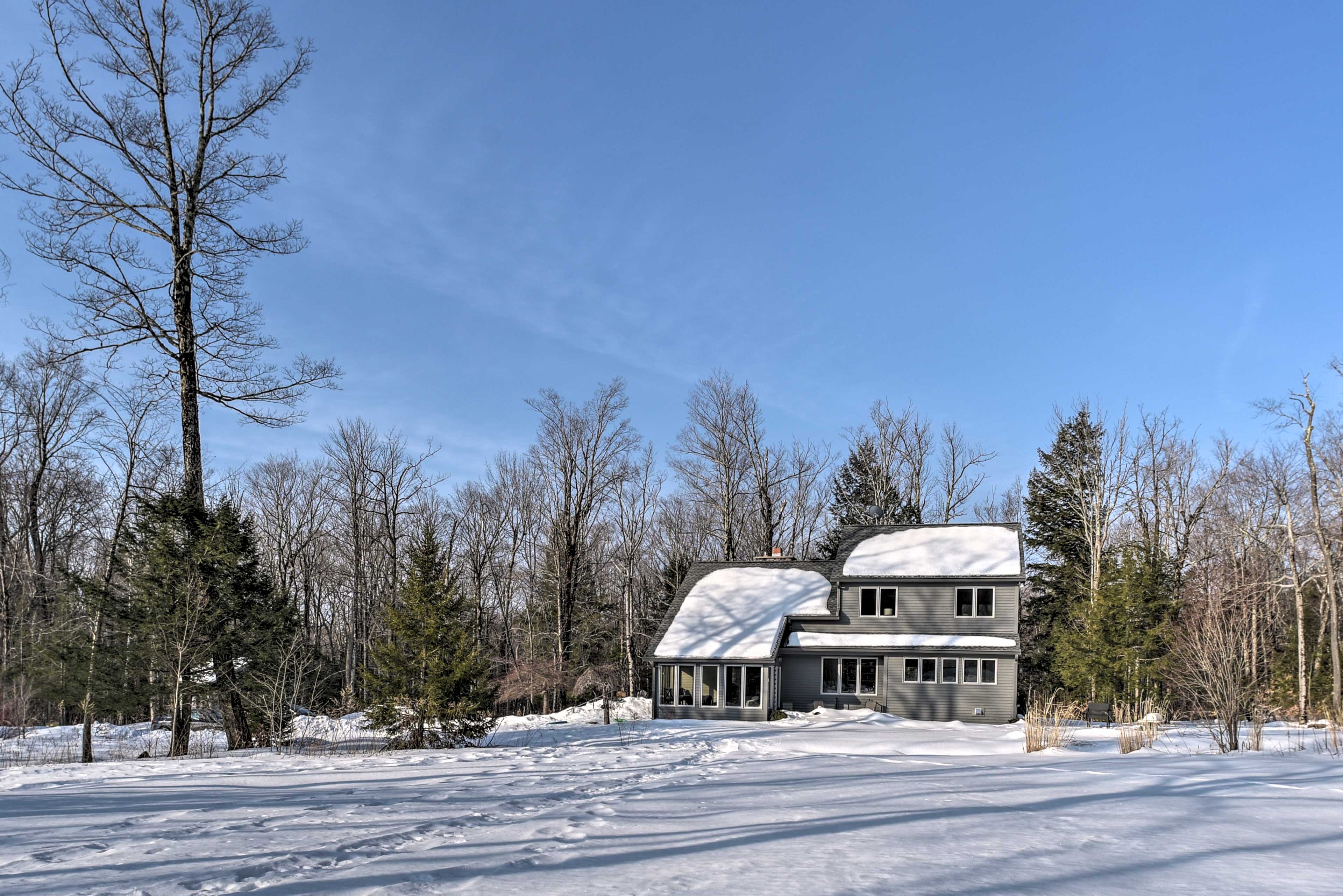 Berkshires Home on 11 Acres w/ Pond & 2 Fire Pits! Becket, MA Evolve