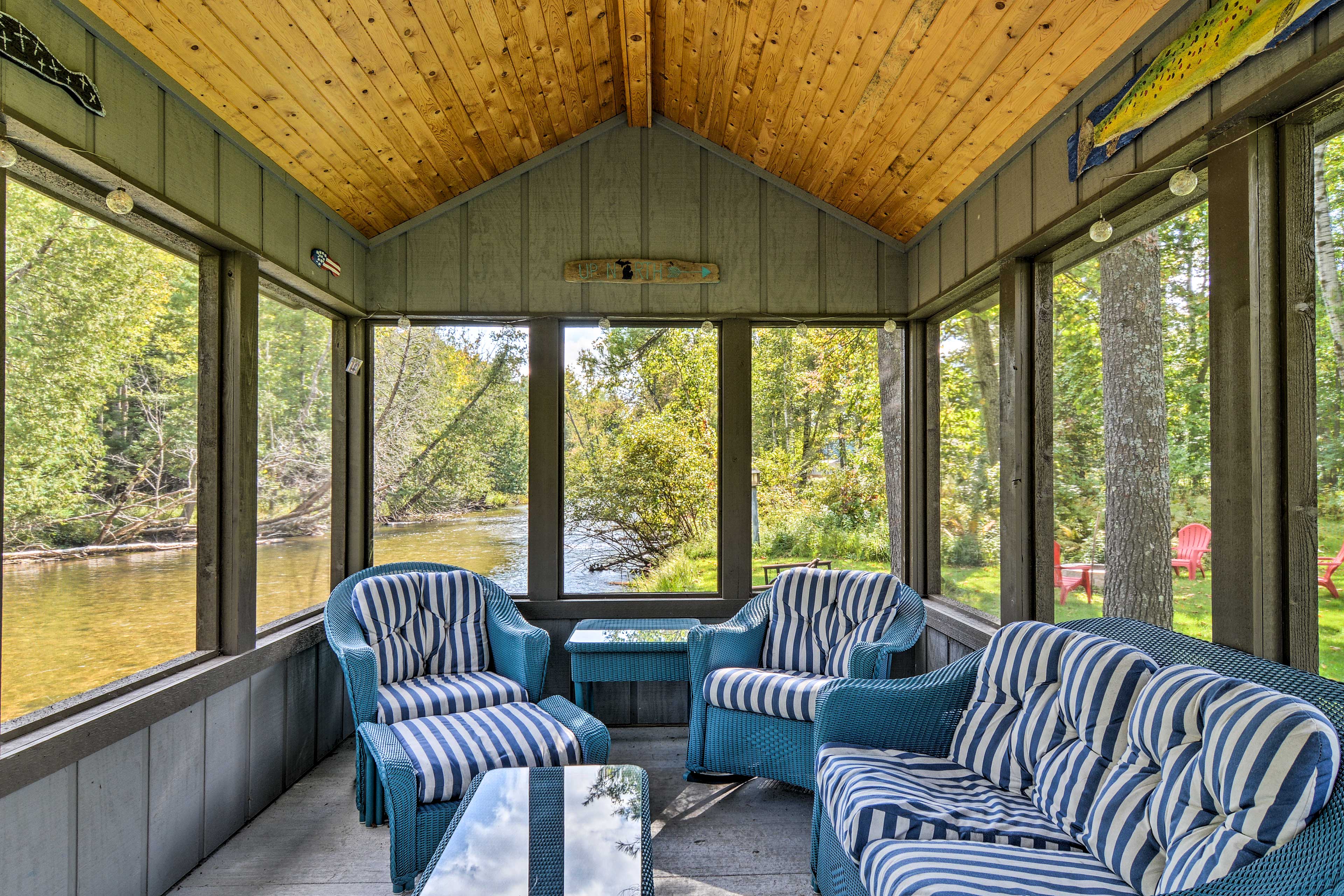 Riverfront Traverse City Cabin Fish, Kayak & Tube Evolve