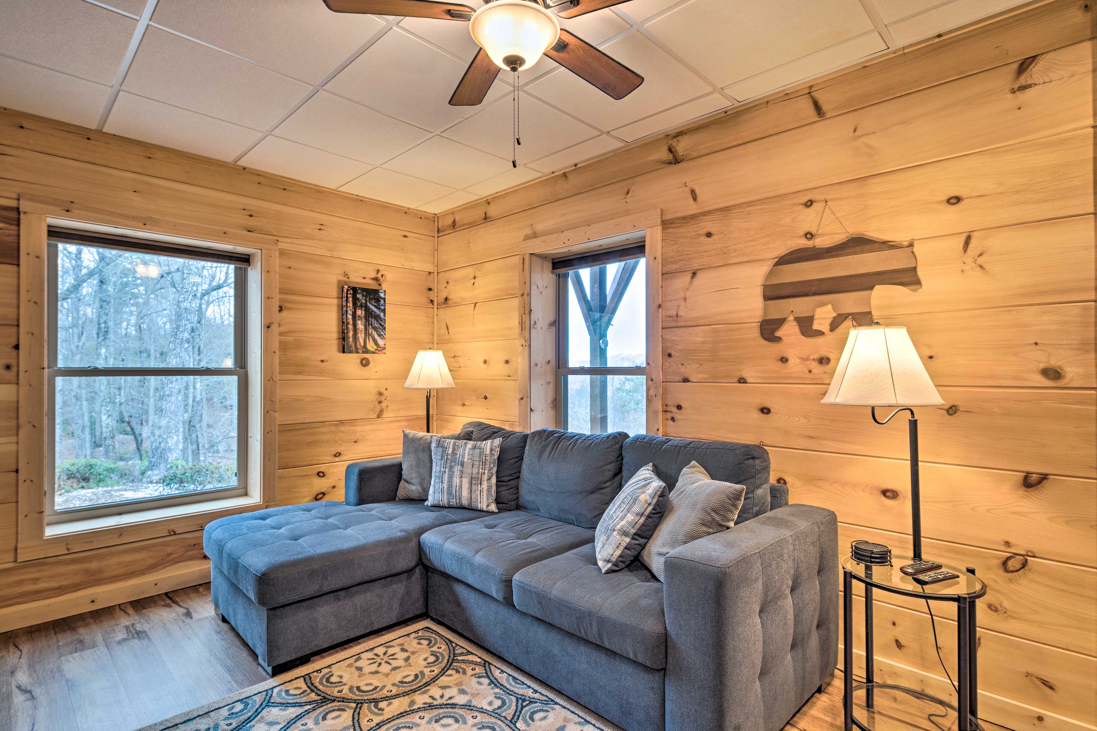 Secluded Black Mountain Cabin w/ OnSite Pond! Evolve