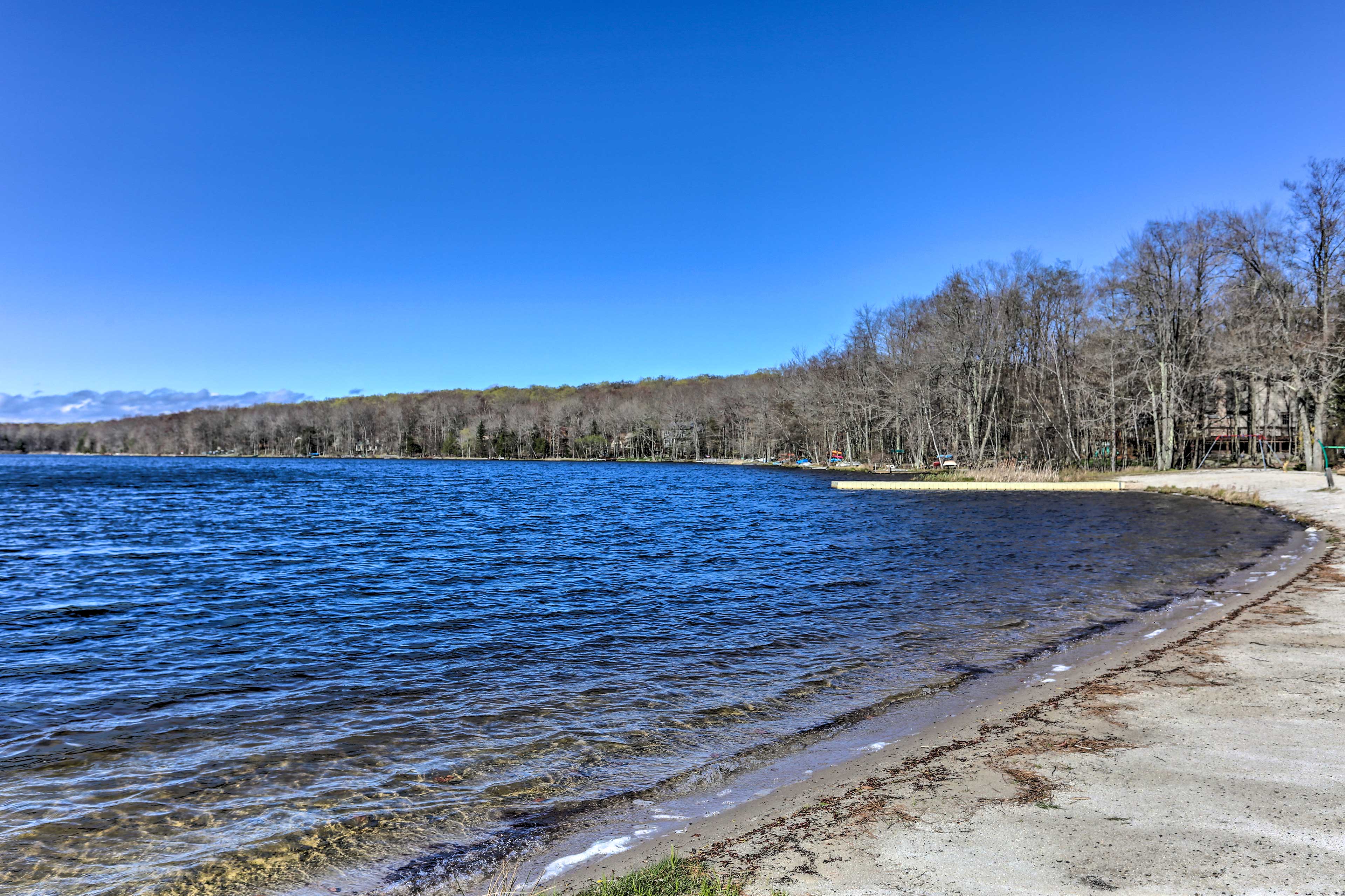 Family Home w/ Deck, Walk to Big Bass Lake! Gouldsboro, PA Evolve