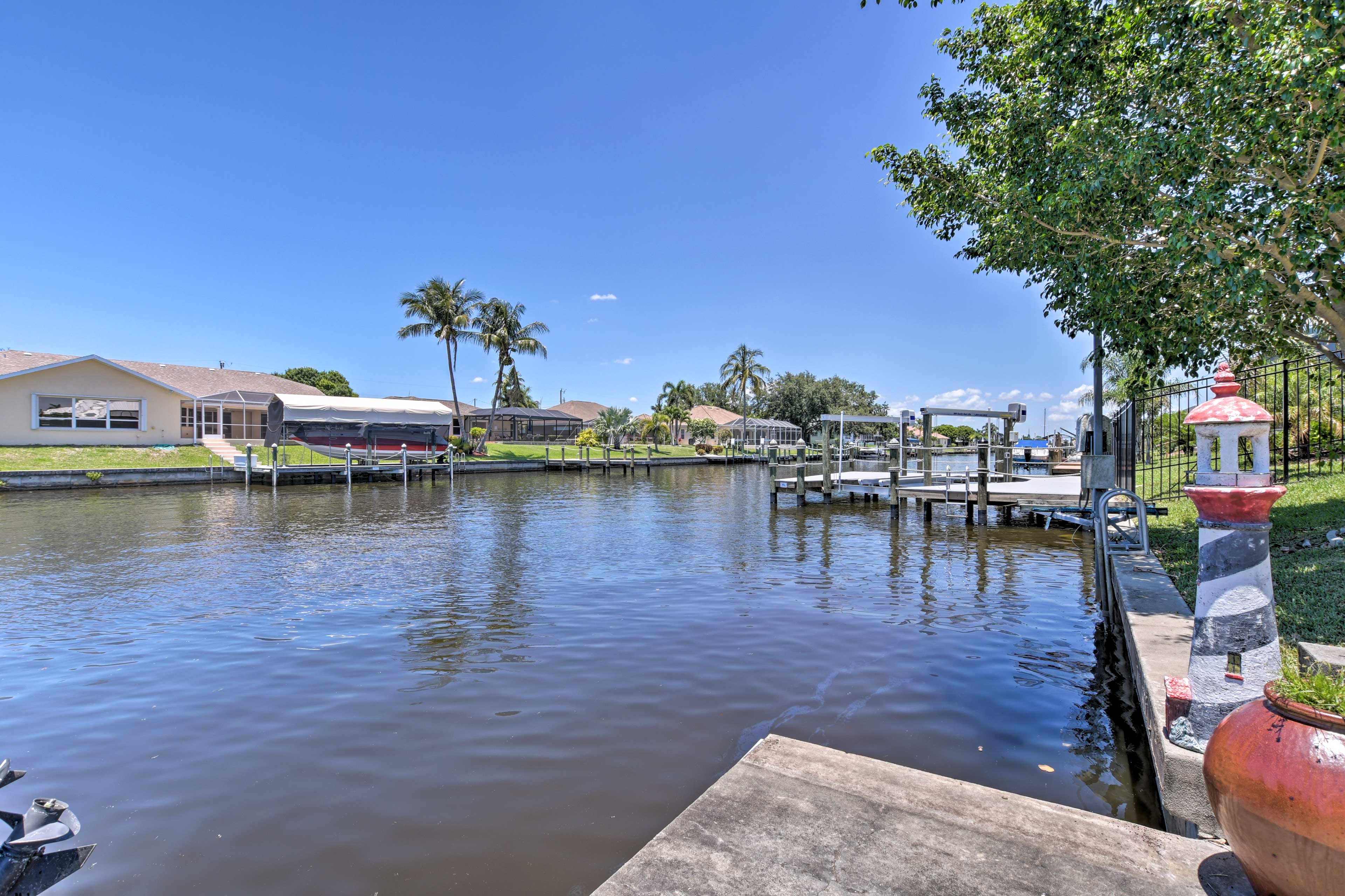 Cape Coral Home with Gulf & Dock Access Evolve