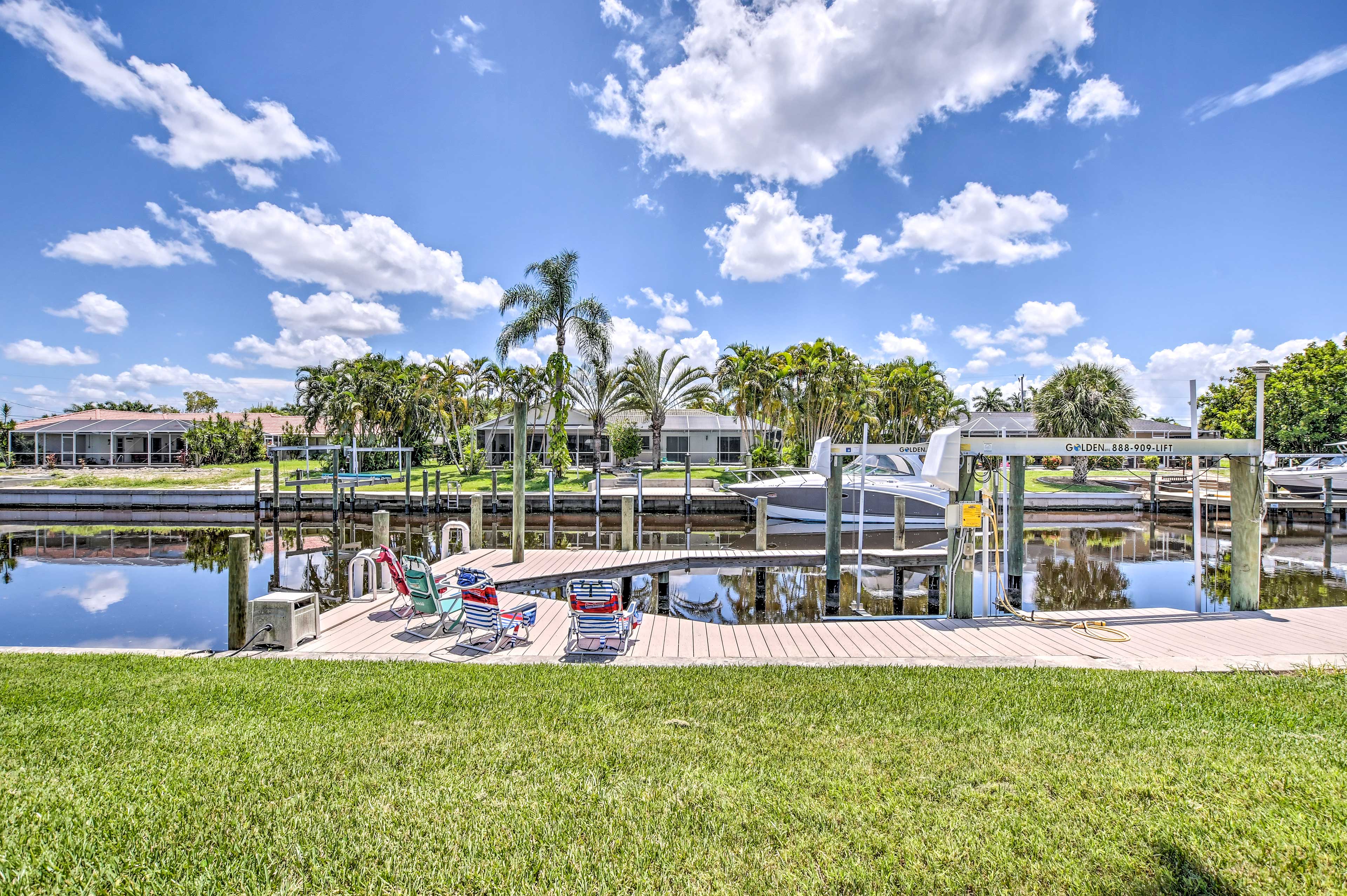 Cape Coral Waterfront Getaway w/ Pool & Dock! Evolve