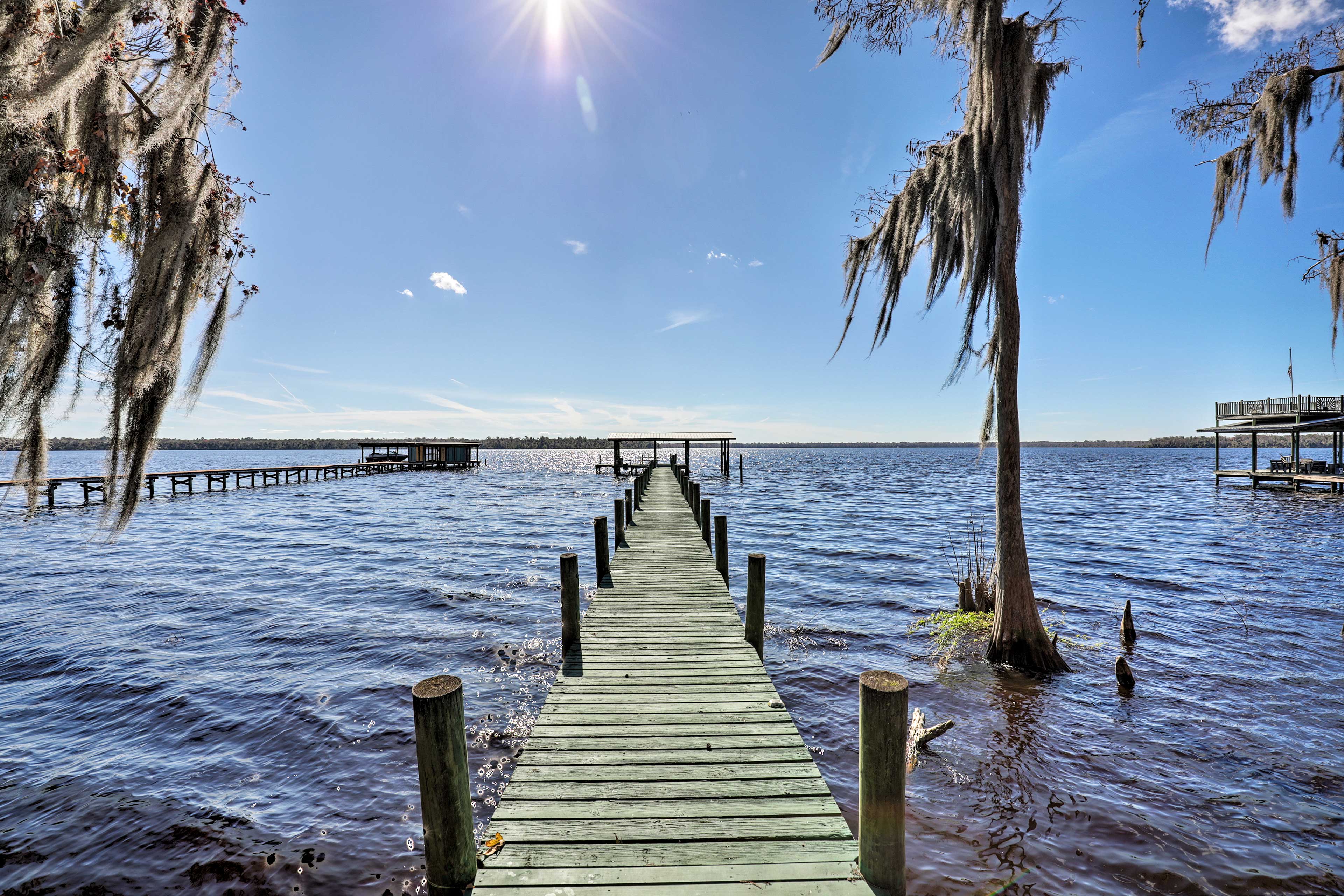 Welaka House w/ Private Dock on St Johns River Evolve